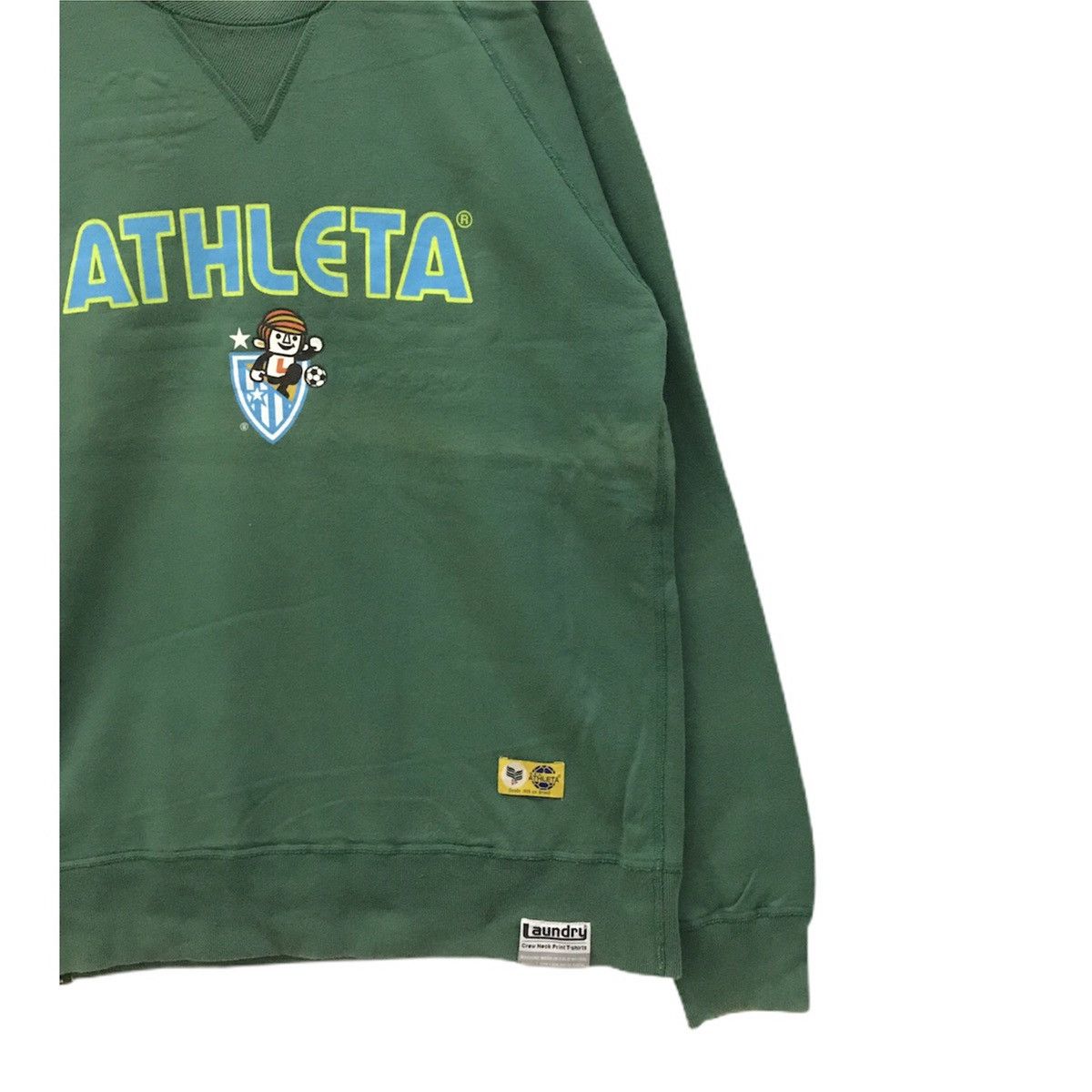 Japanese Brand × Vintage Laundy Football Club Athleta Reversible Sweatshirt Crewneck Size US M / EU 48-50 / 2 - 7 Thumbnail