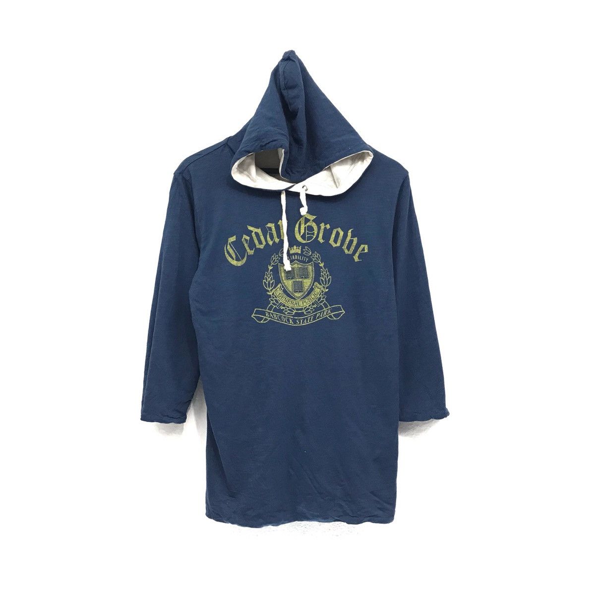 Vintage Vintage Reversible Hoodie Insignia Of Army Camps Size US M / EU 48-50 / 2 - 3 Thumbnail