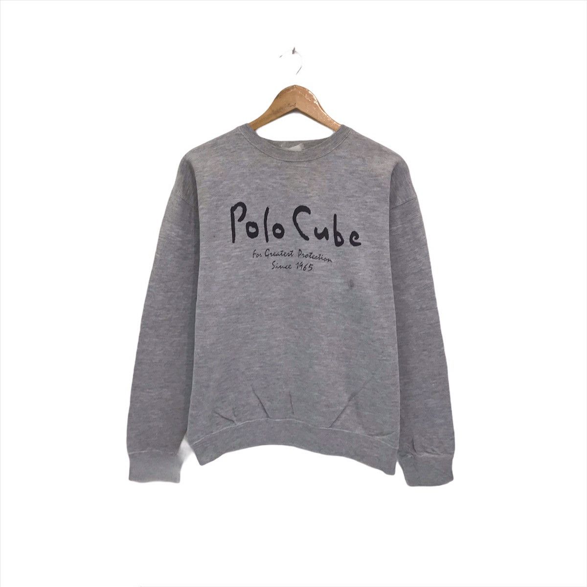 U.S. Polo Assn. × Vintage Vintage Polo Cube Sweatshirt CrewNeck Biglogo Size US S / EU 44-46 / 1 - 1 Thumbnail