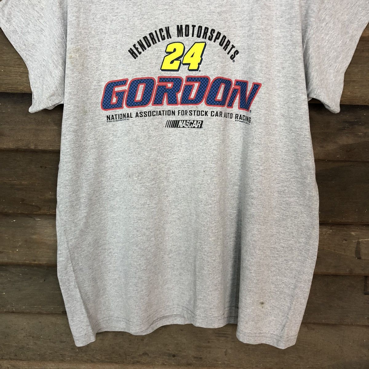 NASCAR × Vintage Gordon Hendrick Motorsport 24 Nascar Grey Tshirt #3543 Size XL / US 12-14 / IT 48-50 - 6 Thumbnail