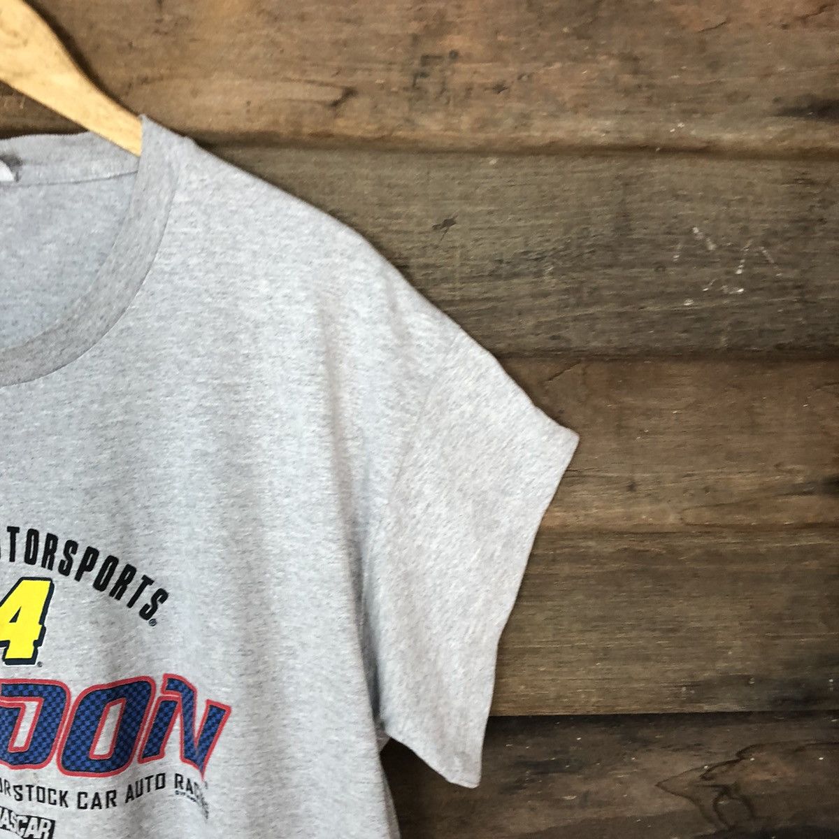 NASCAR × Vintage Gordon Hendrick Motorsport 24 Nascar Grey Tshirt #3543 Size XL / US 12-14 / IT 48-50 - 4 Thumbnail