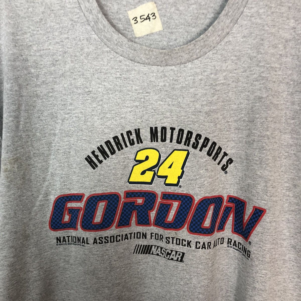 NASCAR × Vintage Gordon Hendrick Motorsport 24 Nascar Grey Tshirt #3543 Size XL / US 12-14 / IT 48-50 - 8 Thumbnail