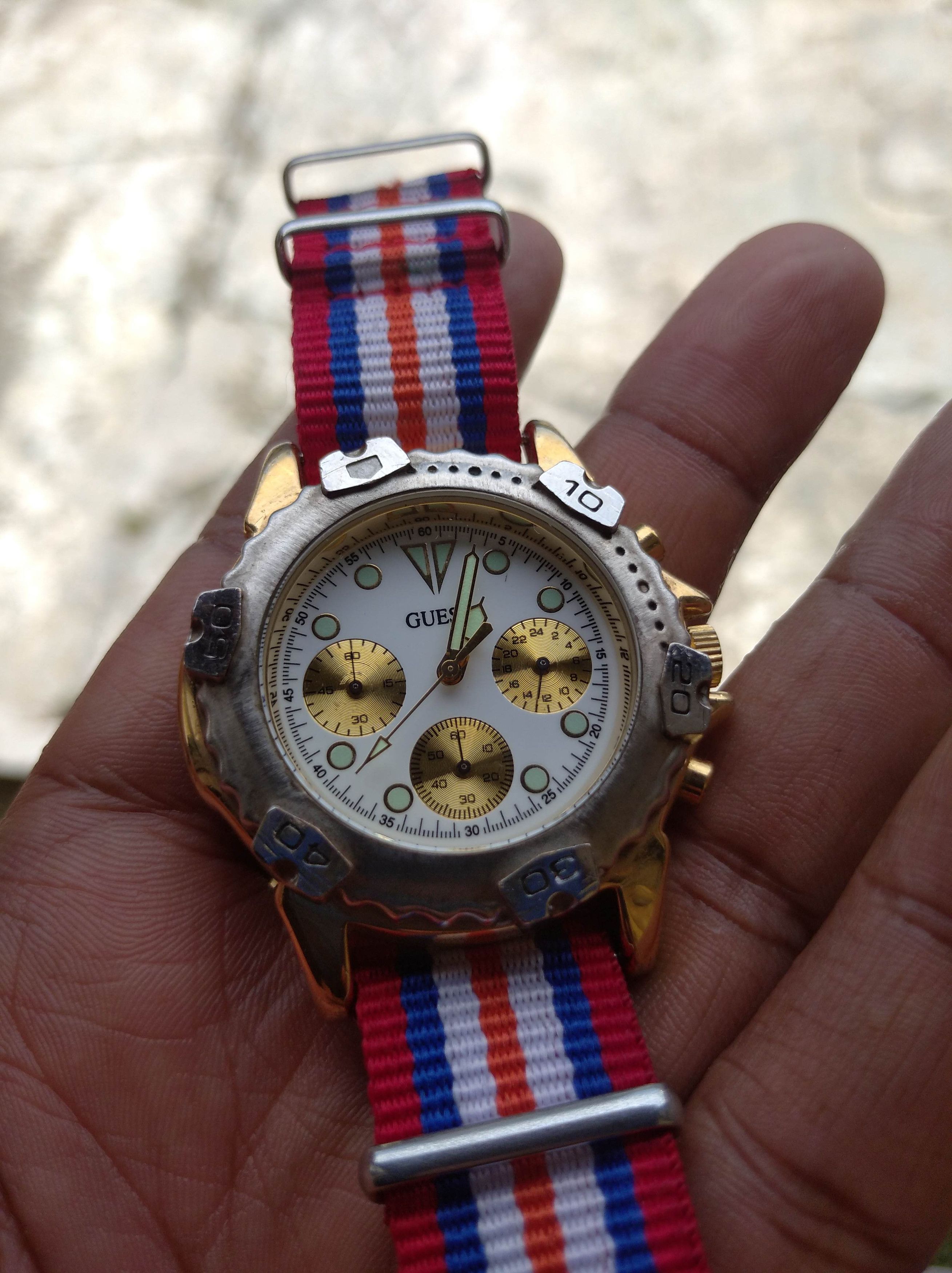 Guess Quartz Chronograph Watch, Men's