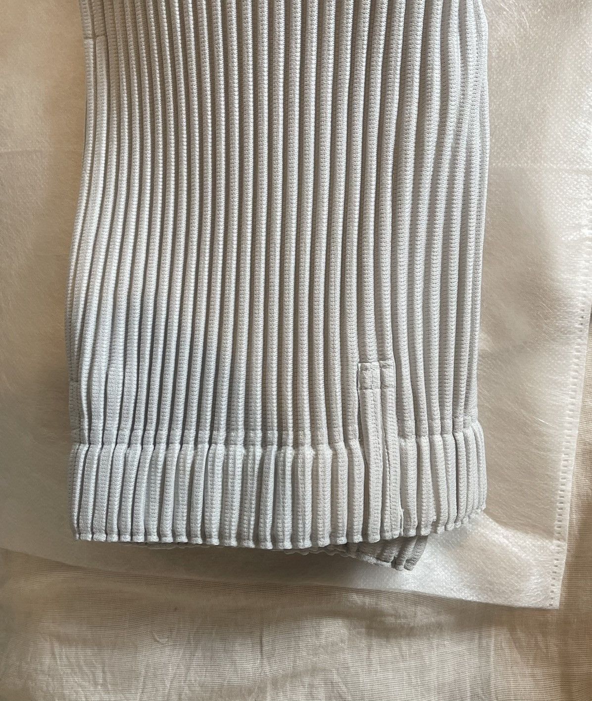Issey Miyake ISSEY MIYAKE HOMME PLISSÉ 2022 SS Tapered Pants Size US 32 / EU 48 - 4 Thumbnail