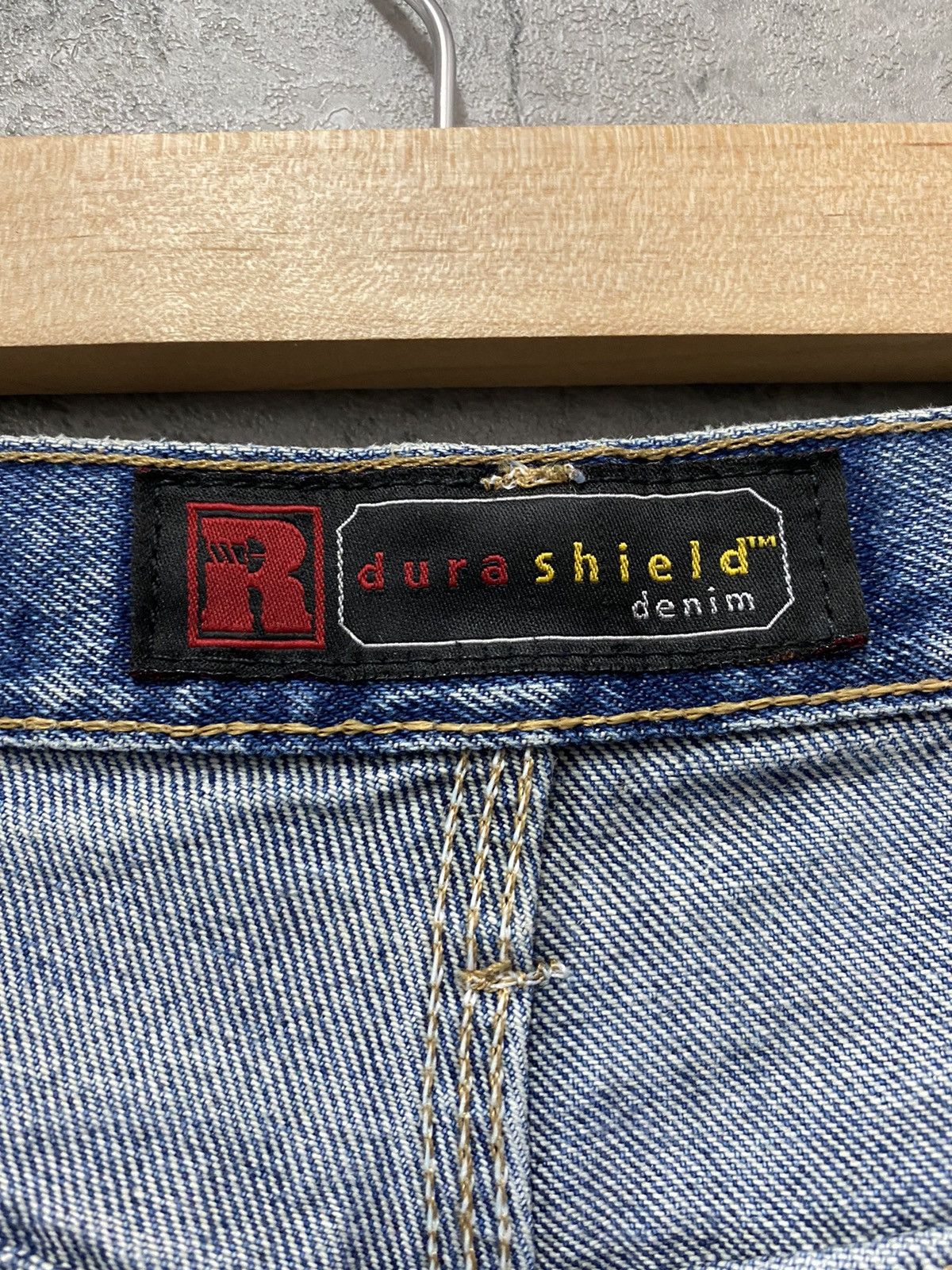 Vintage × Wrangler Vintage Faded Wrangler Double Knee Carpenter Denim Pants Size US 34 / EU 50 - 13 Thumbnail