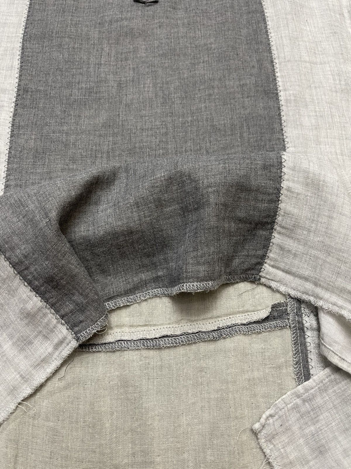 Japanese Brand Inpaichthys Kerri Hybrid Patchwork Polo Shirt Size US M / EU 48-50 / 2 - 8 Thumbnail