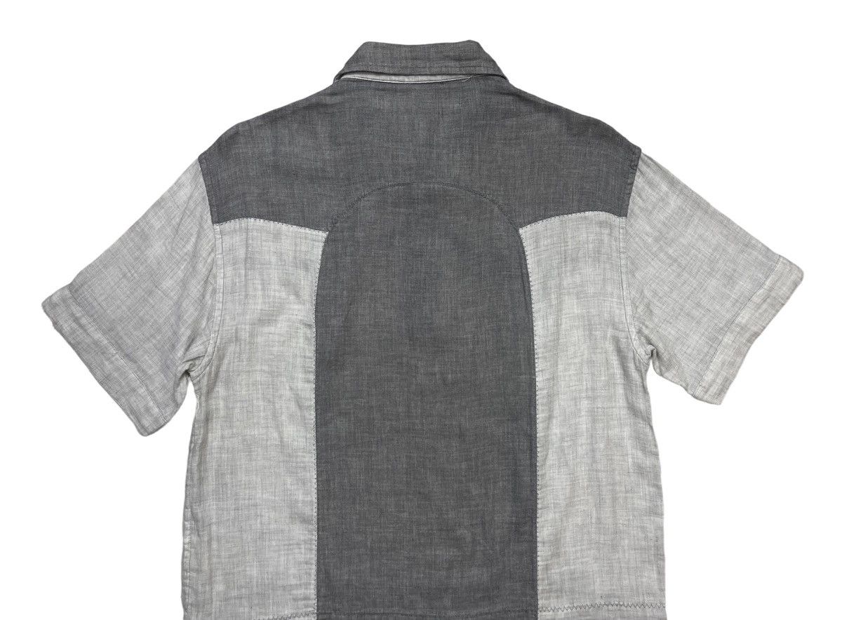 Japanese Brand Inpaichthys Kerri Hybrid Patchwork Polo Shirt Size US M / EU 48-50 / 2 - 4 Thumbnail