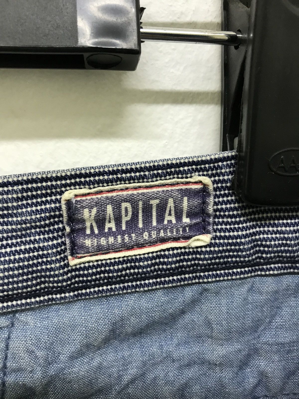 Kapital ☢ Vtg 90s Kapital Hickory Pinstriped Short Pant Size US 30 / EU 46 - 4 Thumbnail