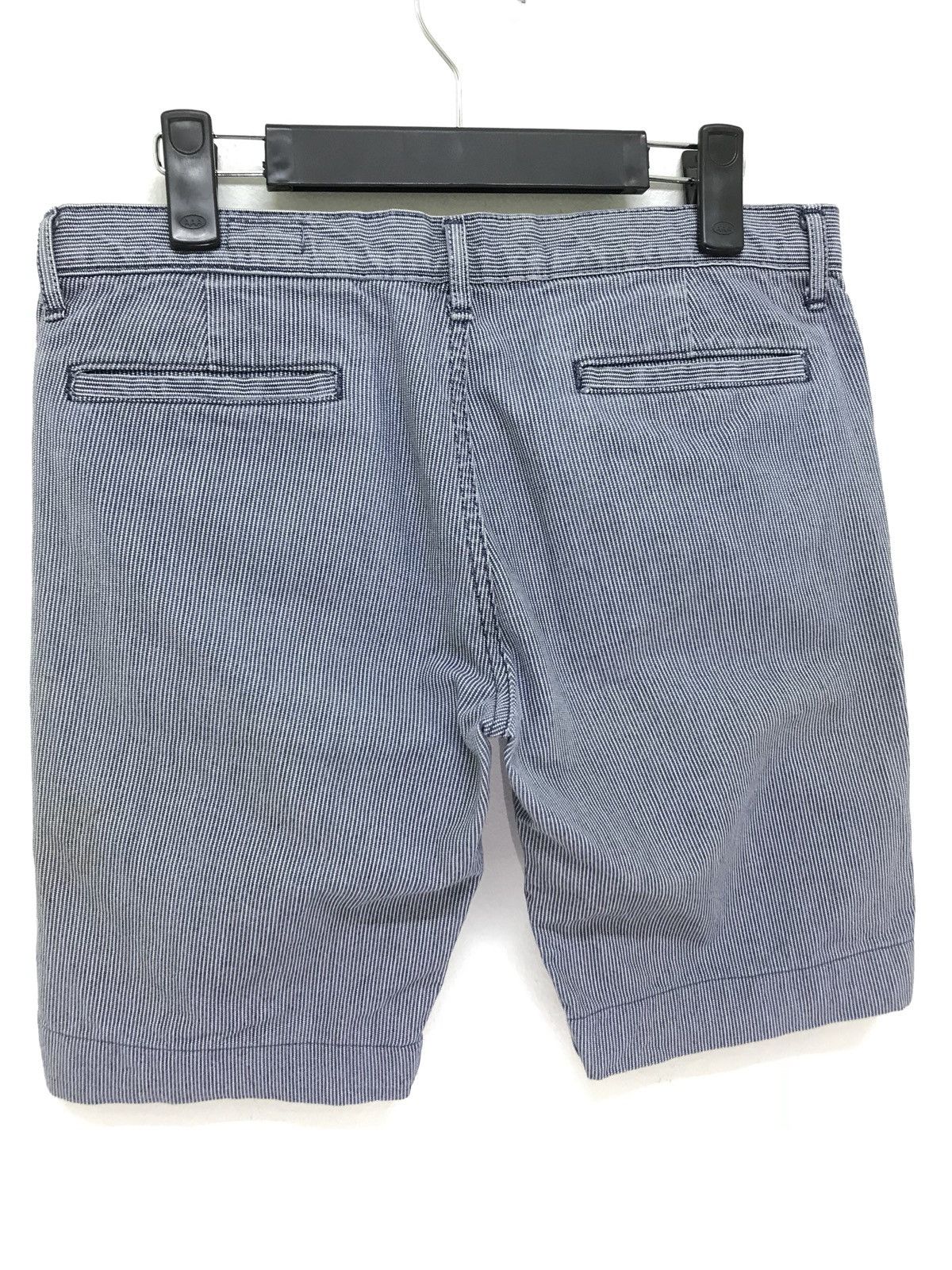 Kapital ☢ Vtg 90s Kapital Hickory Pinstriped Short Pant Size US 30 / EU 46 - 3 Thumbnail