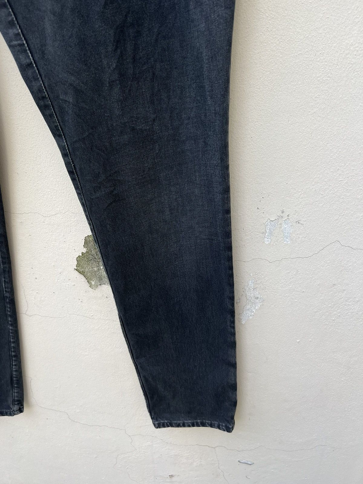 Brunello Cucinelli Brunello Cucileni Fade Black Denim Skinny Pant Size US 36 / EU 52 - 12 Thumbnail