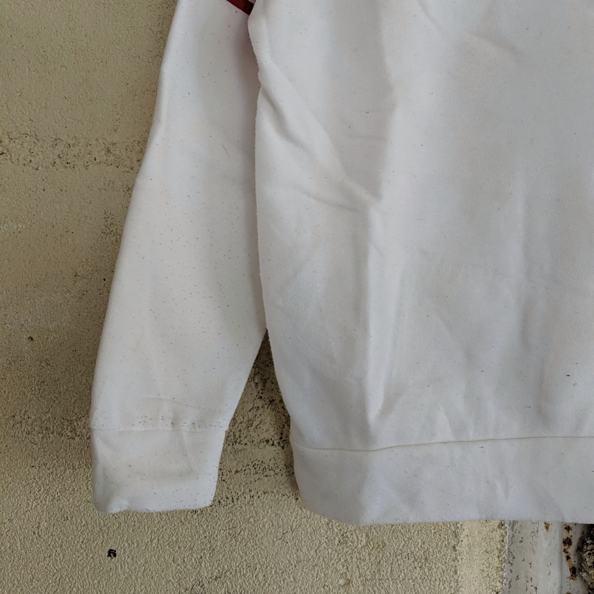 Japanese Brand × Vintage Vintage LA Raleigh Basketball Sweater White Red Size US M / EU 48-50 / 2 - 11 Thumbnail