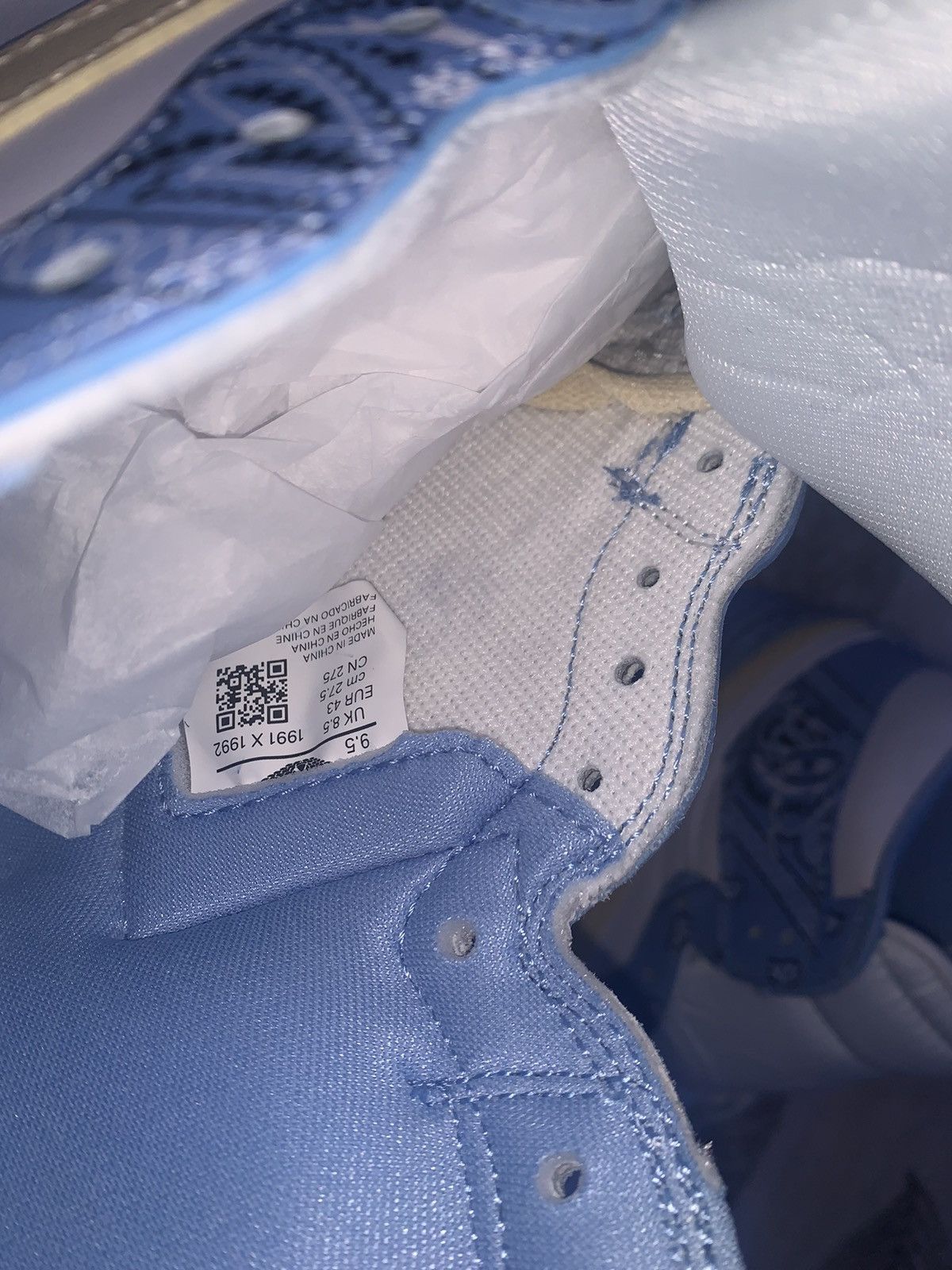 Reves Paris Reves Paris/Kool Kiy “ Bandana “ Sz.9.5M Size US 9.5 / EU 42-43 - 10 Thumbnail