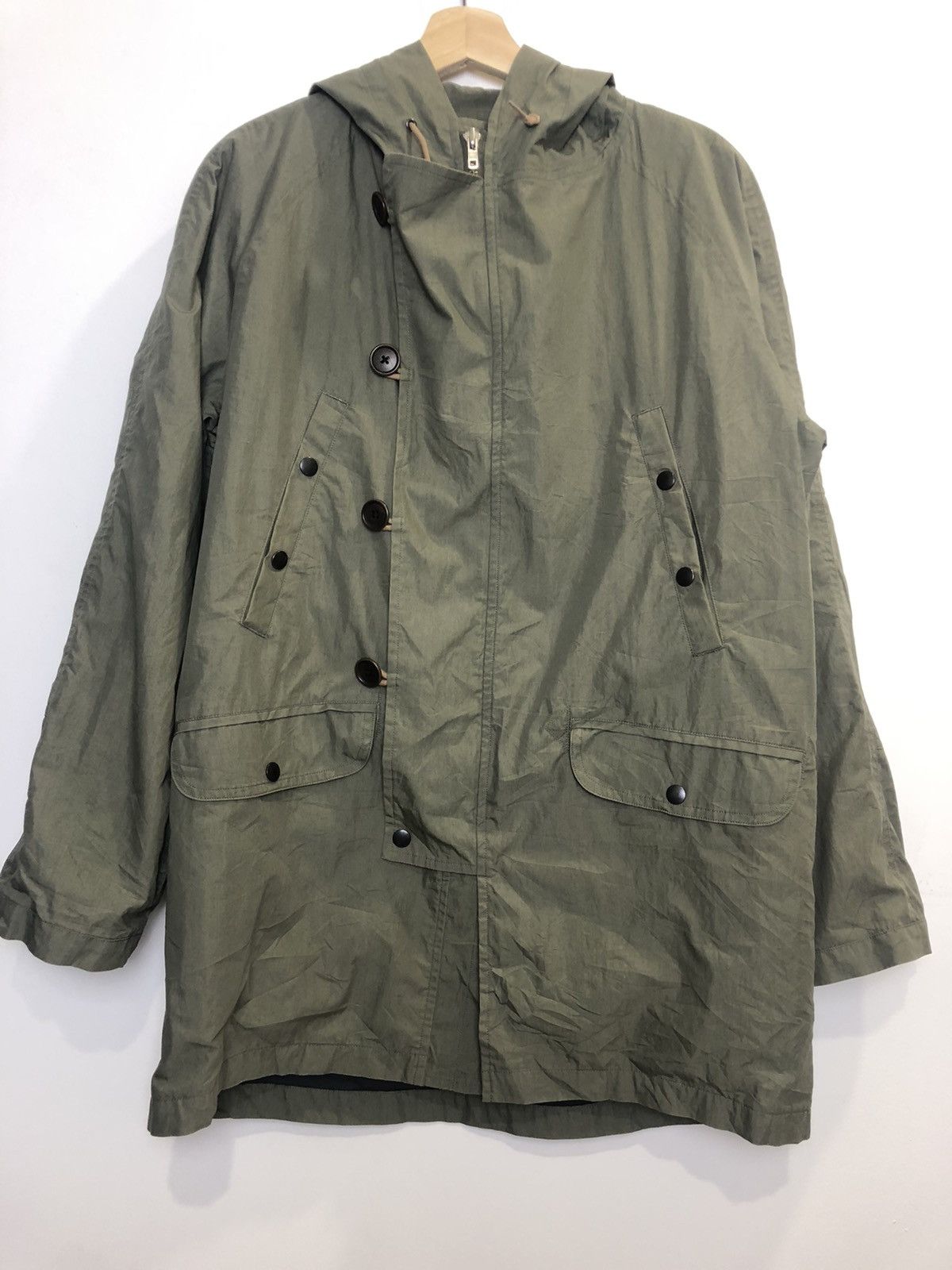 Margaret Howell Margaret Howell Long Coat Double Breasted Size US L / EU 52-54 / 3 - 1 Thumbnail