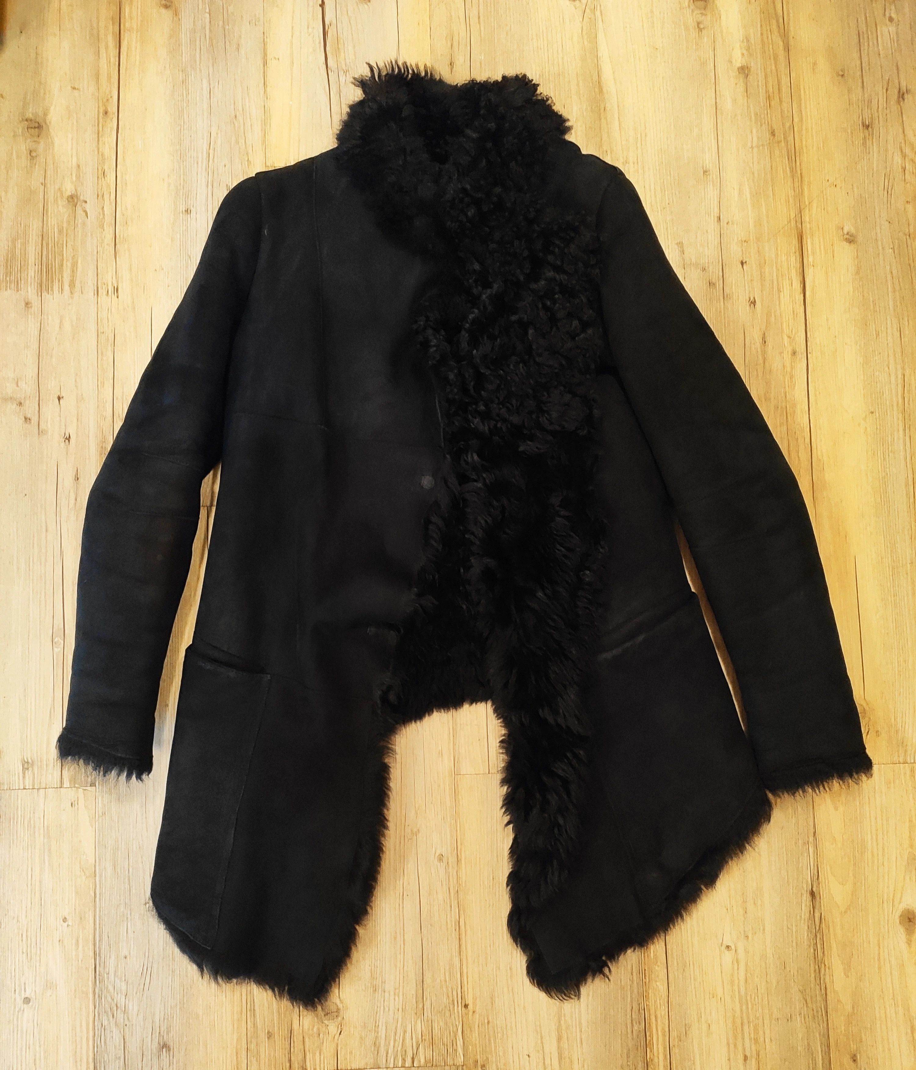 Giorgio Brato Asymmetrical shearling coat Size US XXS / EU 40 - 3 Thumbnail