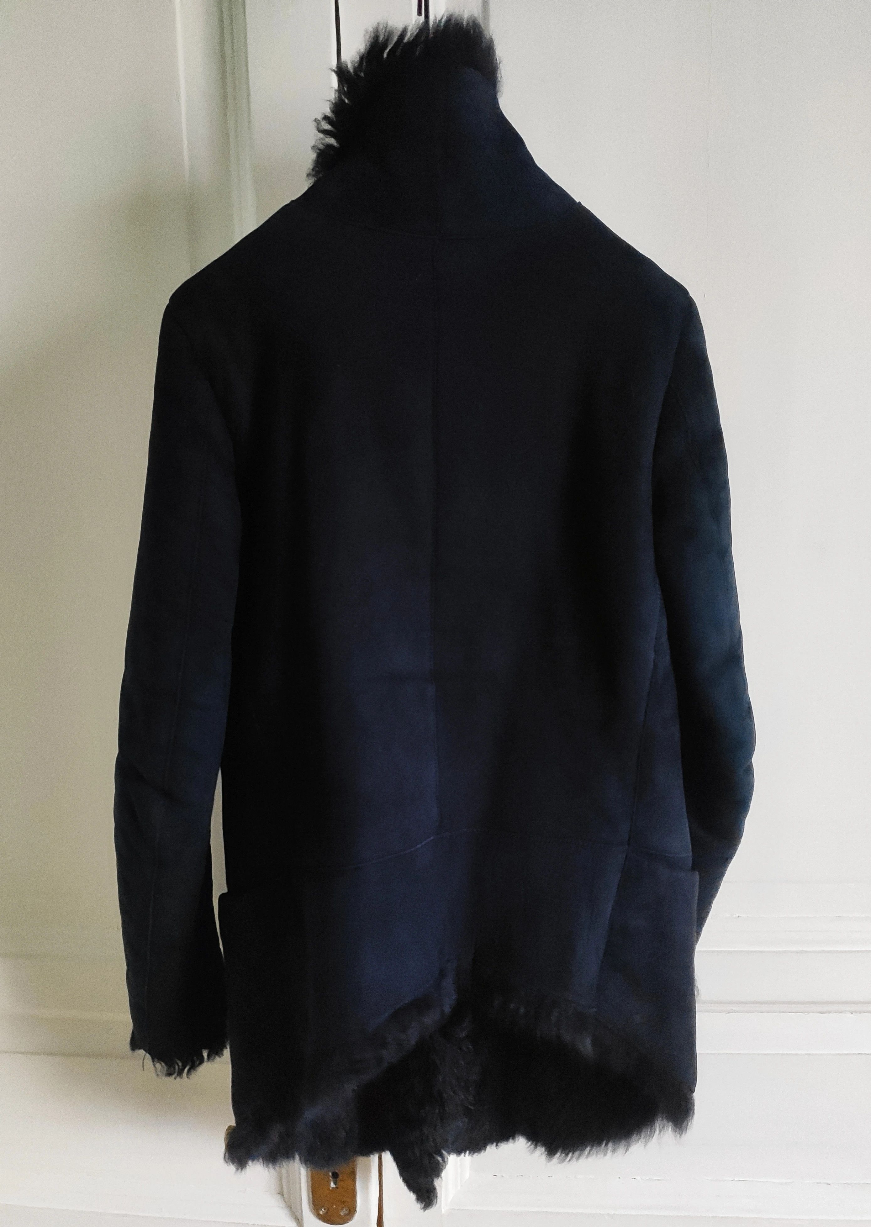 Giorgio Brato Asymmetrical shearling coat Size US XXS / EU 40 - 6 Thumbnail