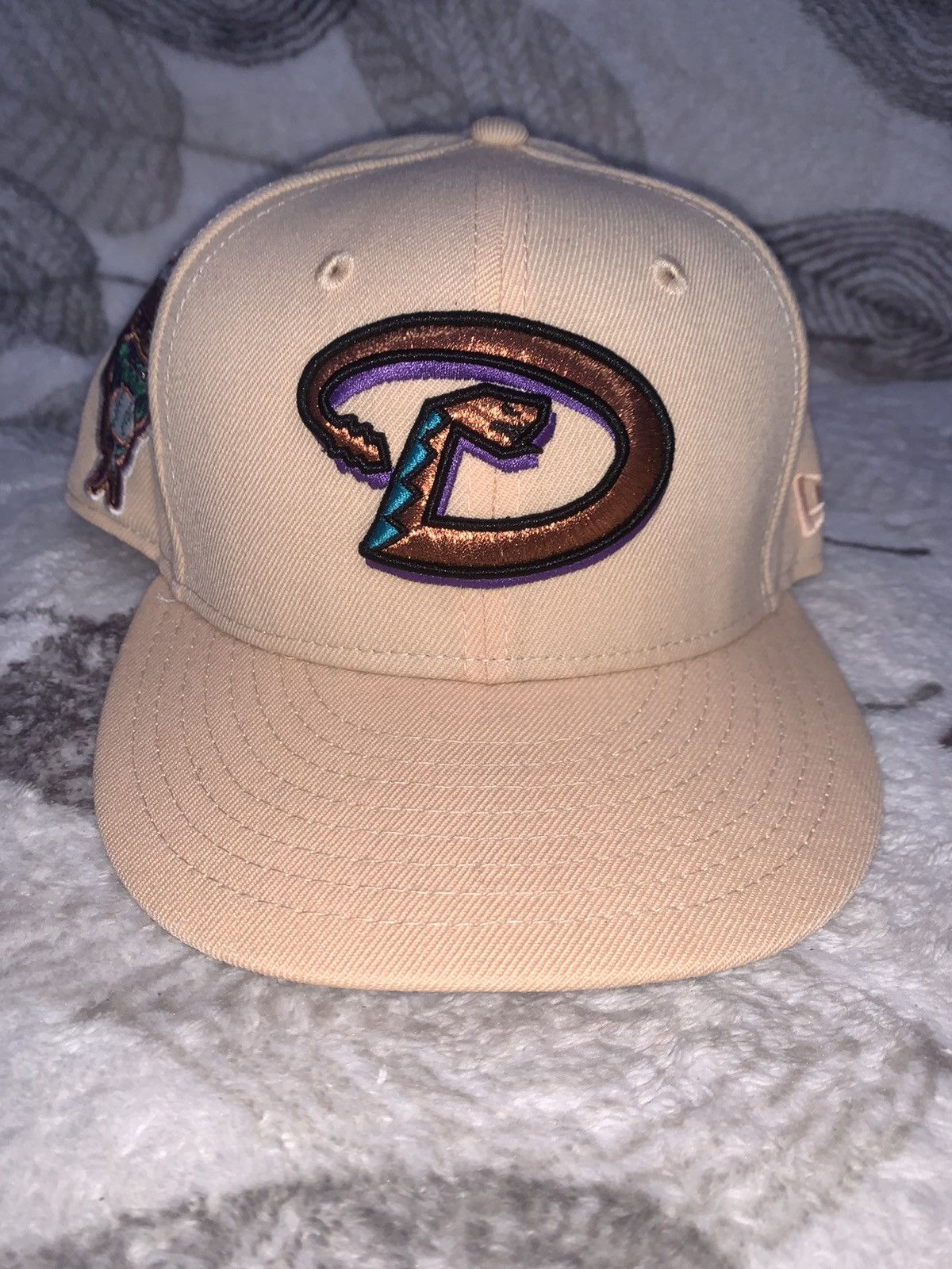 MLB Arizona DiamondBack New Era Fitted Sz.7 1/8 Size ONE SIZE - 6 Thumbnail
