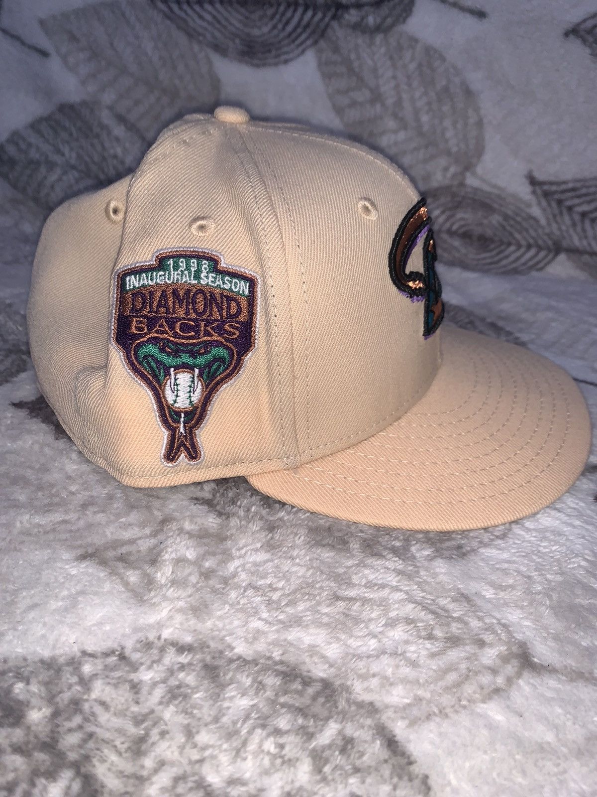 MLB Arizona DiamondBack New Era Fitted Sz.7 1/8 Size ONE SIZE - 7 Thumbnail