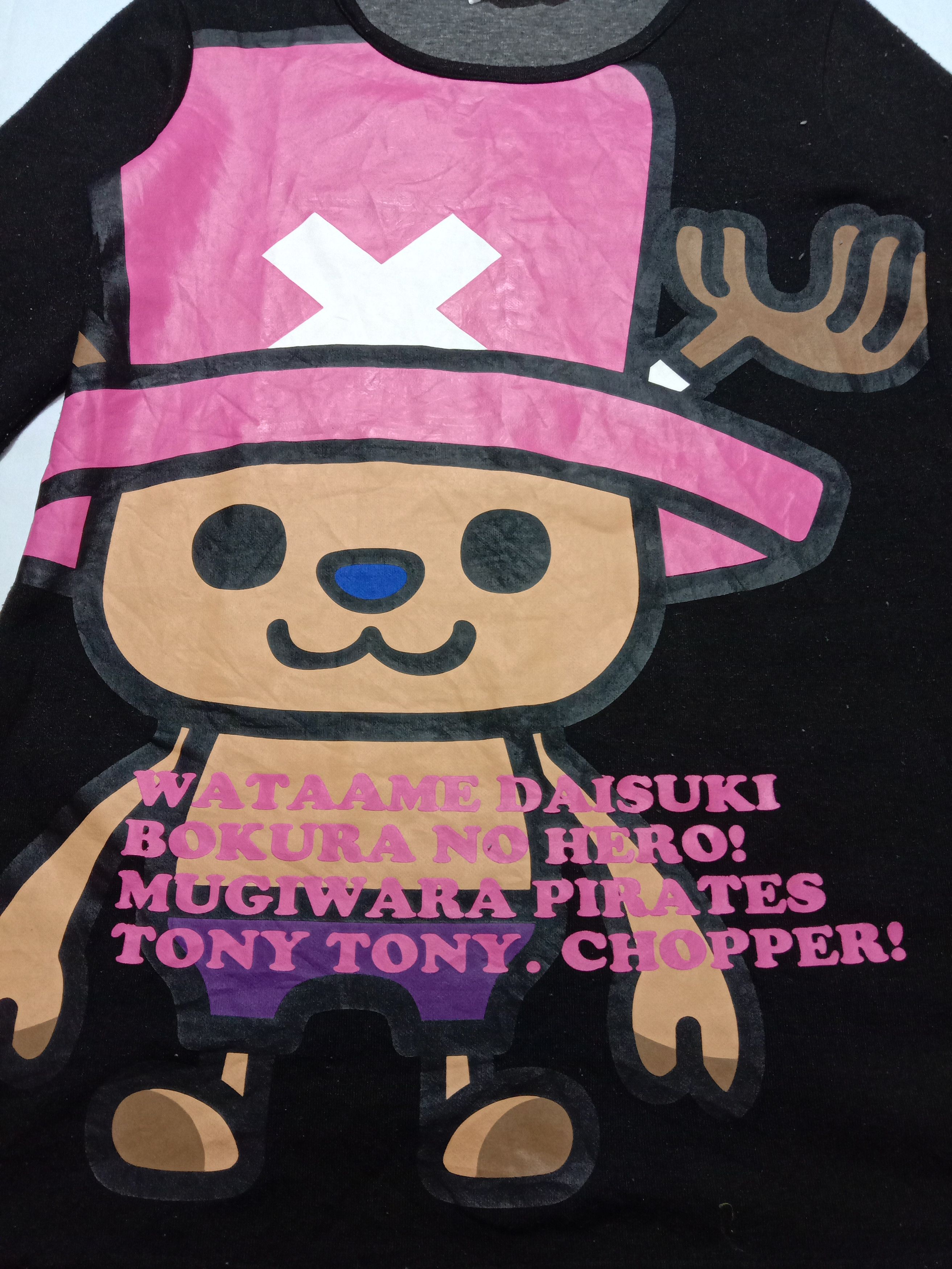 Cartoon Network One Peace X Chopper Man Long Sleeve Shirt/Sweatshirt Size S / US 4 / IT 40 - 6 Thumbnail