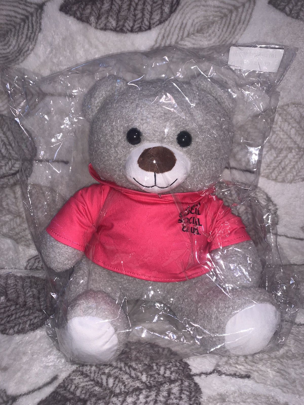 Anti Social Social Club Anti Social Social Club “ Baby Doubts “ Plush Bear Size ONE SIZE - 1 Thumbnail