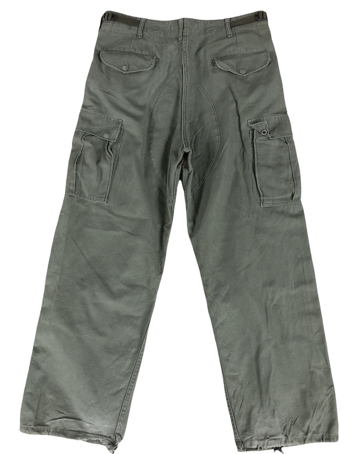 Vintage Vintage Army Cargo Pants Tactical Pocket Olive Size US 32 / EU 48 - 2 Thumbnail