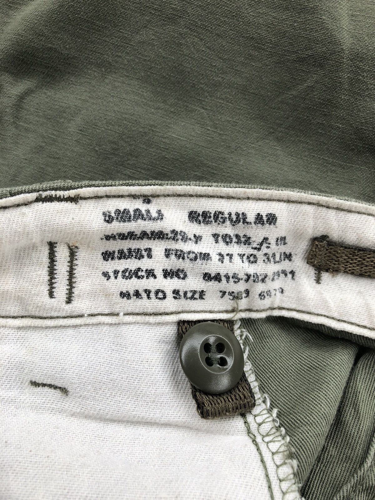 Vintage Vintage Army Cargo Pants Tactical Pocket Olive Size US 32 / EU 48 - 6 Thumbnail