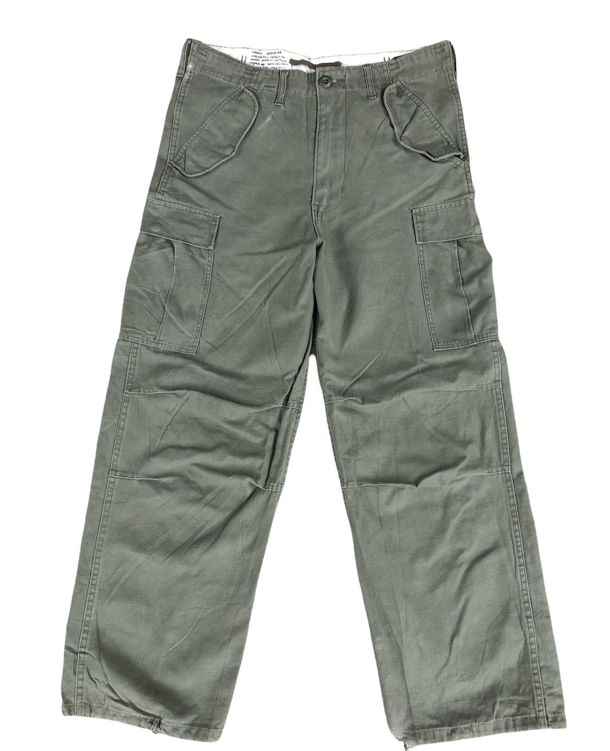 Vintage Vintage Army Cargo Pants Tactical Pocket Olive Size US 32 / EU 48 - 1 Thumbnail