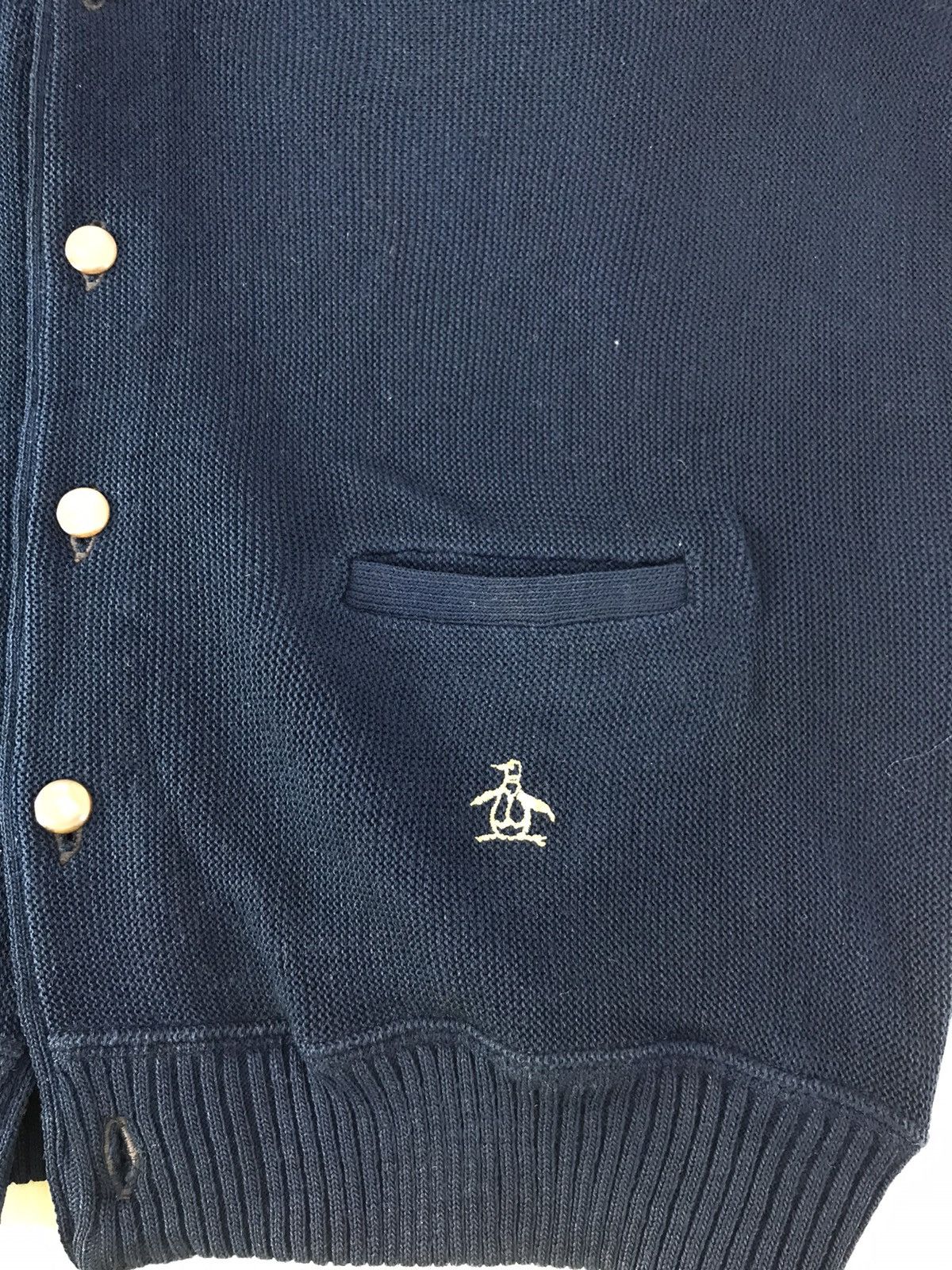Japanese Brand × Vintage 70s 80s Munsingwear 100% Virgin Acryl Cardigan Knit K1063j Size US M / EU 48-50 / 2 - 3 Thumbnail