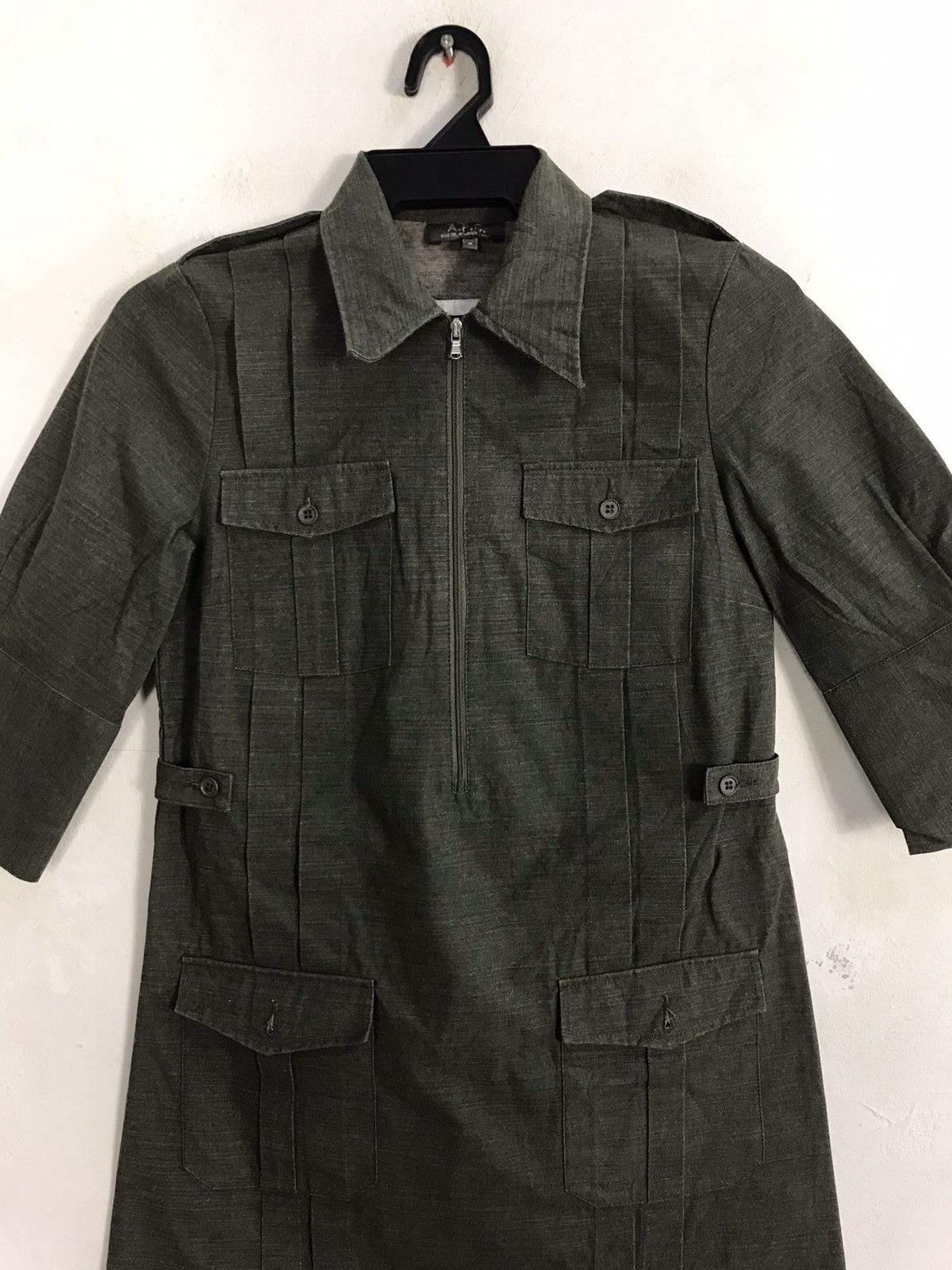 A.P.C. × Vintage A.P.C Luxury Denim Shirt Work Casual Parka K1064j Size S / US 4 / IT 40 - 2 Thumbnail