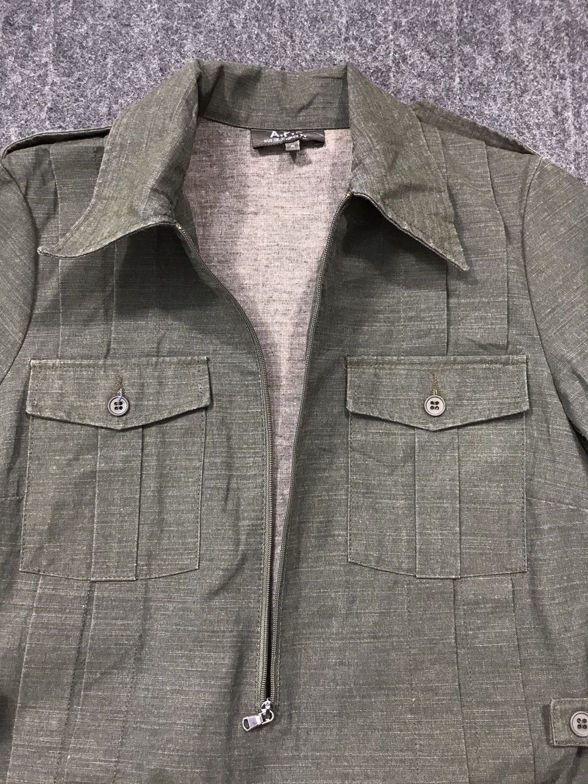 A.P.C. × Vintage A.P.C Luxury Denim Shirt Work Casual Parka K1064j Size S / US 4 / IT 40 - 4 Thumbnail