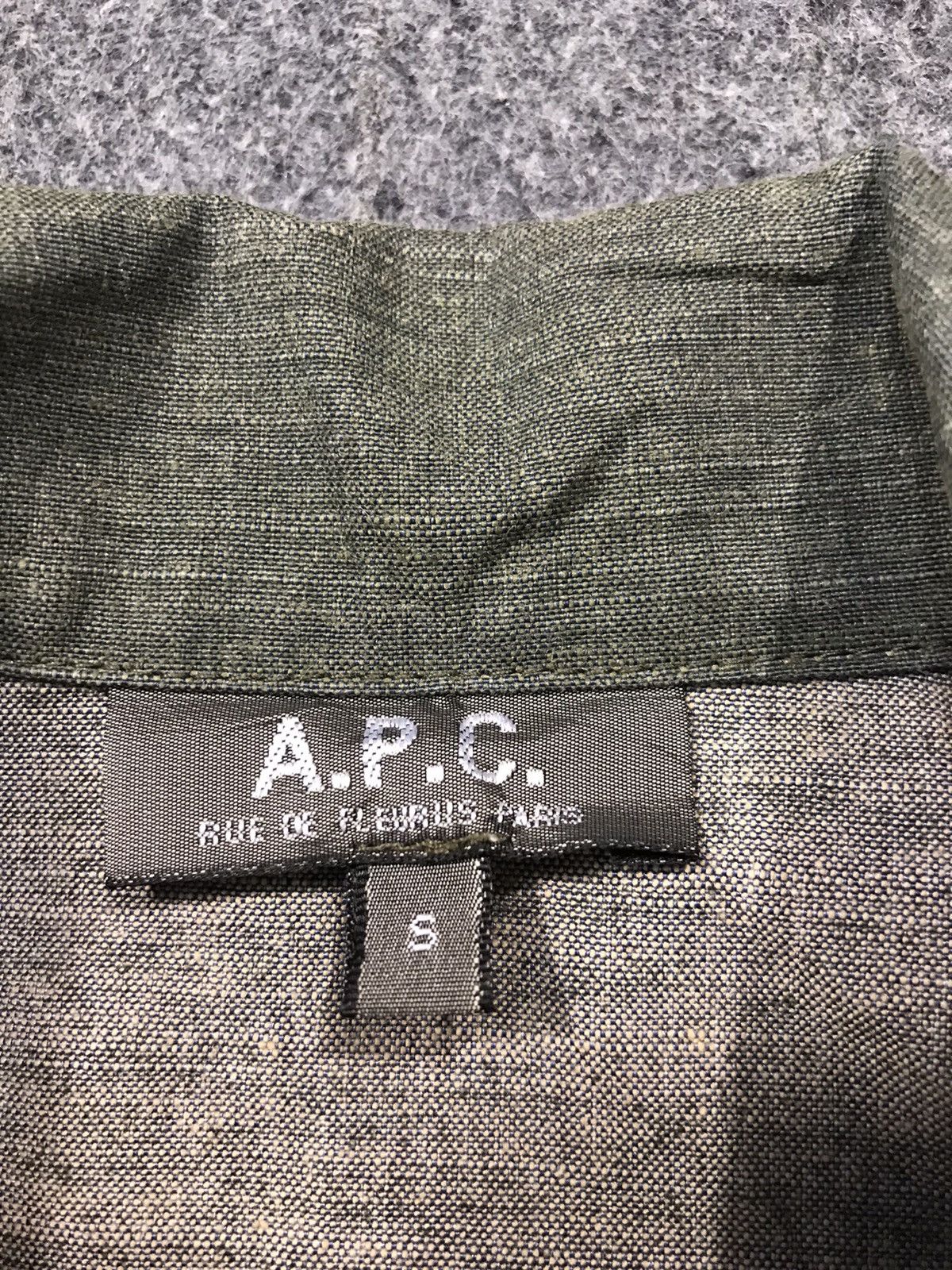 A.P.C. × Vintage A.P.C Luxury Denim Shirt Work Casual Parka K1064j Size S / US 4 / IT 40 - 5 Thumbnail