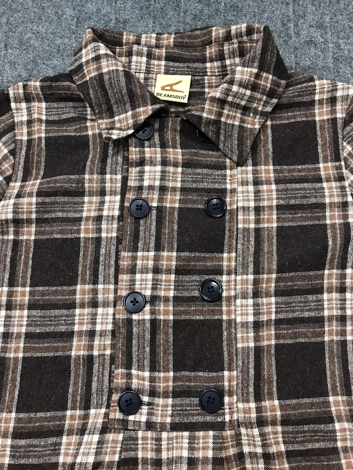 Beams Plus Beamsboy Thick Double Breasted Jacket Checked K1069j Size US S / EU 44-46 / 1 - 4 Thumbnail