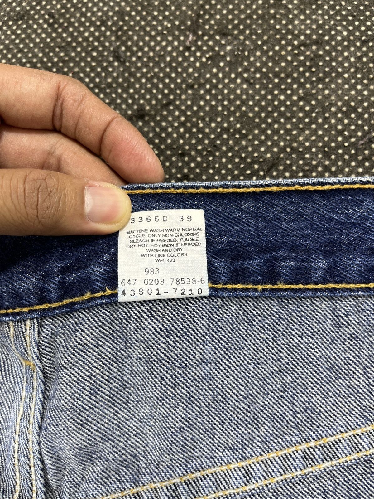 Levi's Vintage Levis 901 Blue Wash Jeans - J656 Size US 36 / EU 52 - 9 Thumbnail