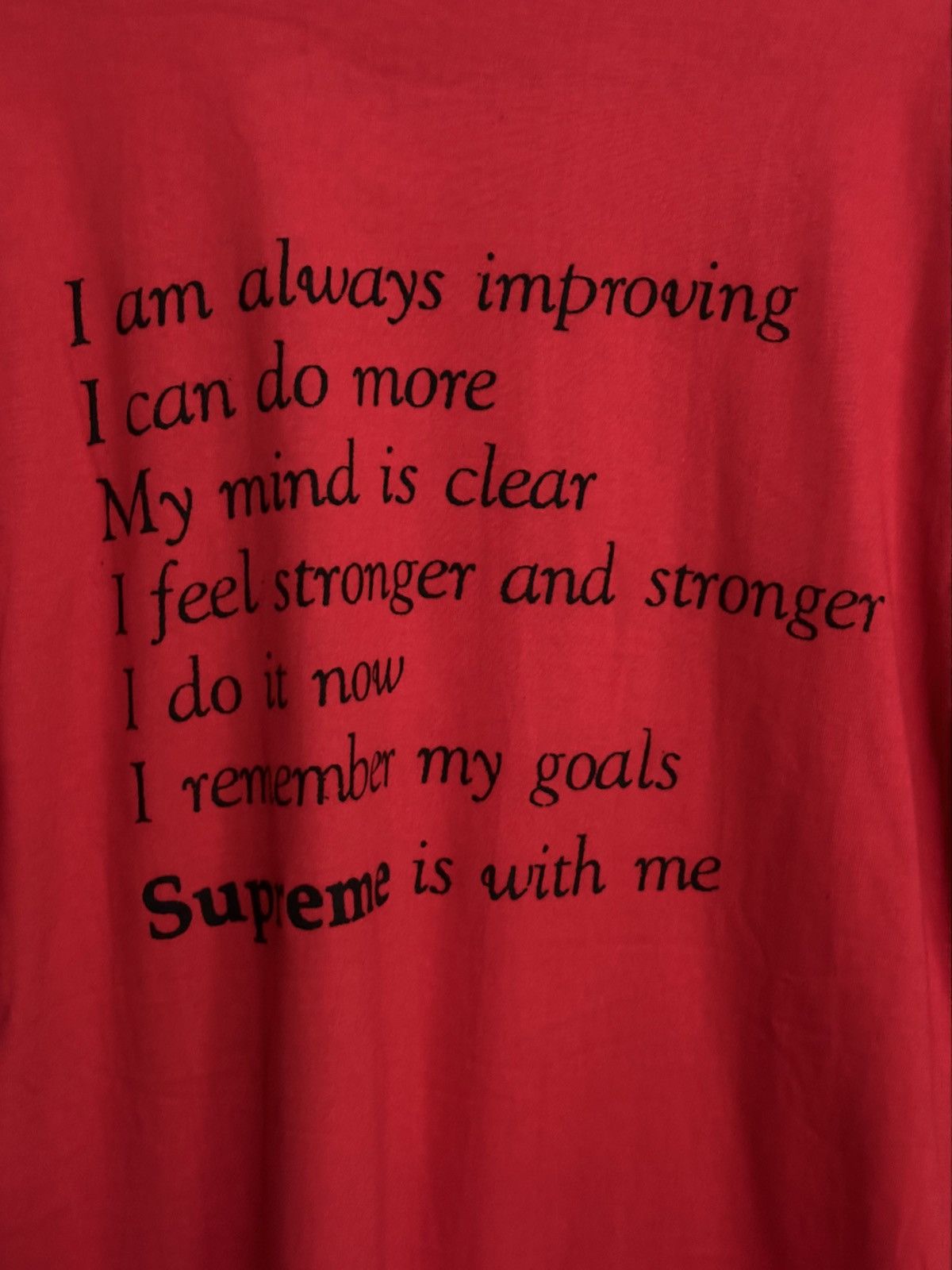 Supreme Supreme Stay Positive Tee Size US M / EU 48-50 / 2 - 4 Thumbnail
