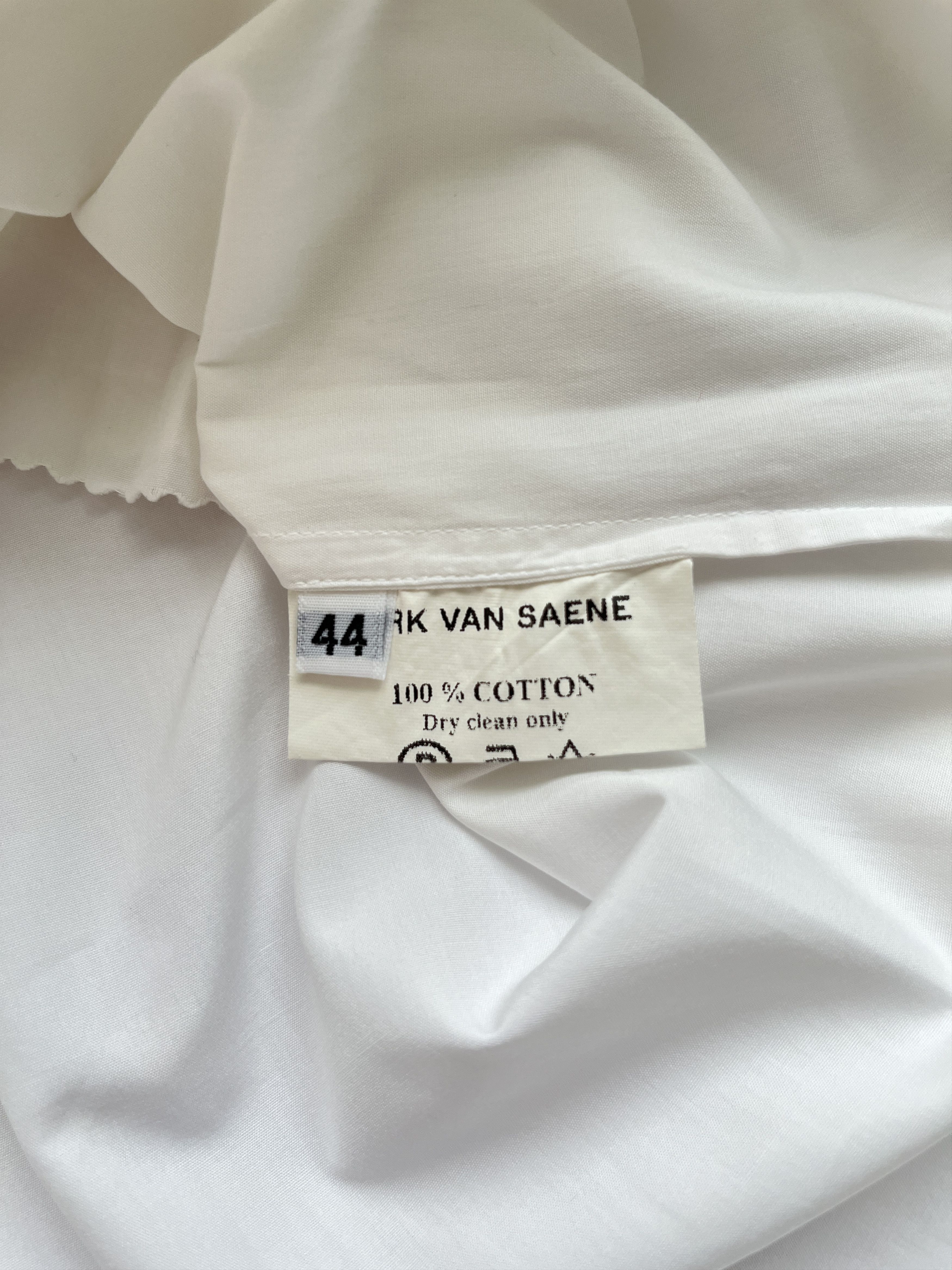Dirk Van Saene ⚡️QUICK SALE⚡️Dirk Van Saene White Cotton Sleeveless Dress Size M / US 6-8 / IT 42-44 - 4 Thumbnail