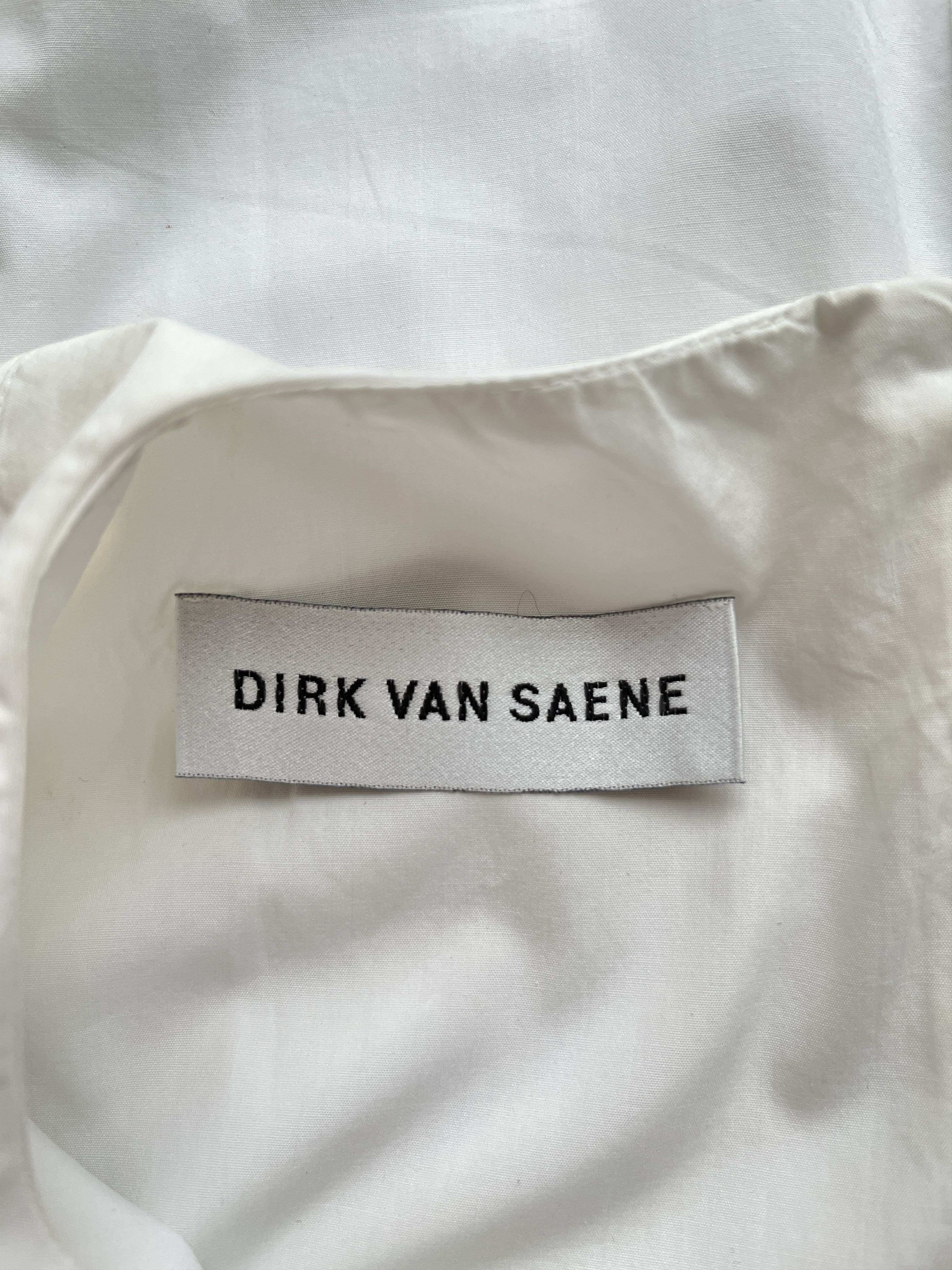 Dirk Van Saene ⚡️QUICK SALE⚡️Dirk Van Saene White Cotton Sleeveless Dress Size M / US 6-8 / IT 42-44 - 3 Thumbnail