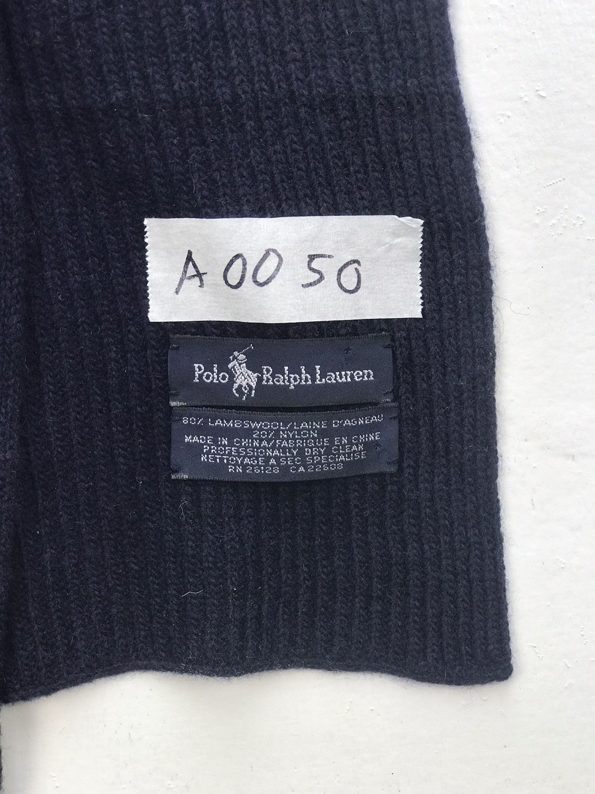 Polo Ralph Lauren Vintage Polo Ralph Lauren American Flag Logo Muffler Size ONE SIZE - 3 Thumbnail