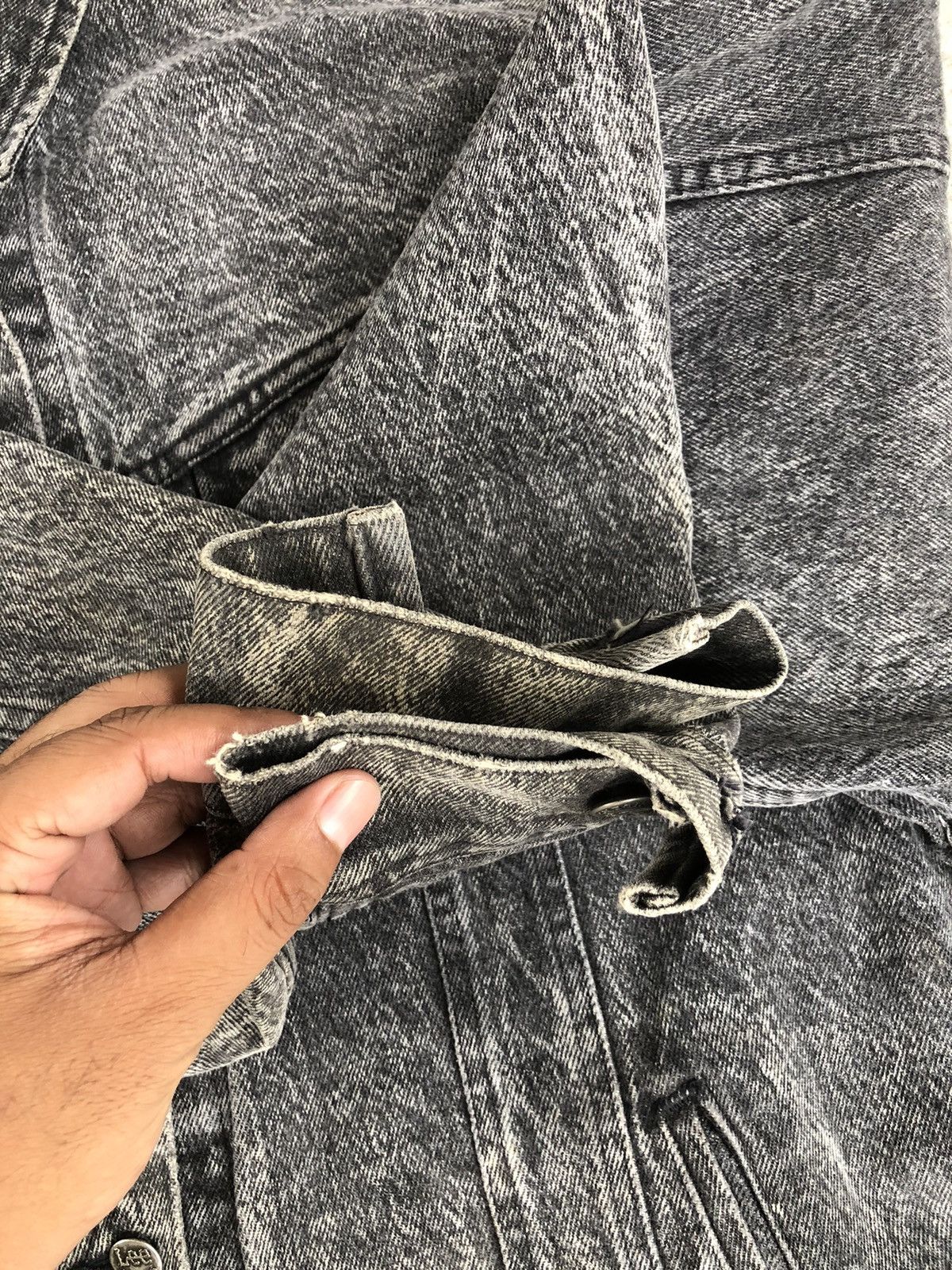 Lee Vintage 90s Lee Riders Denim Jacket Distressed Jeans Size US M / EU 48-50 / 2 - 13 Thumbnail