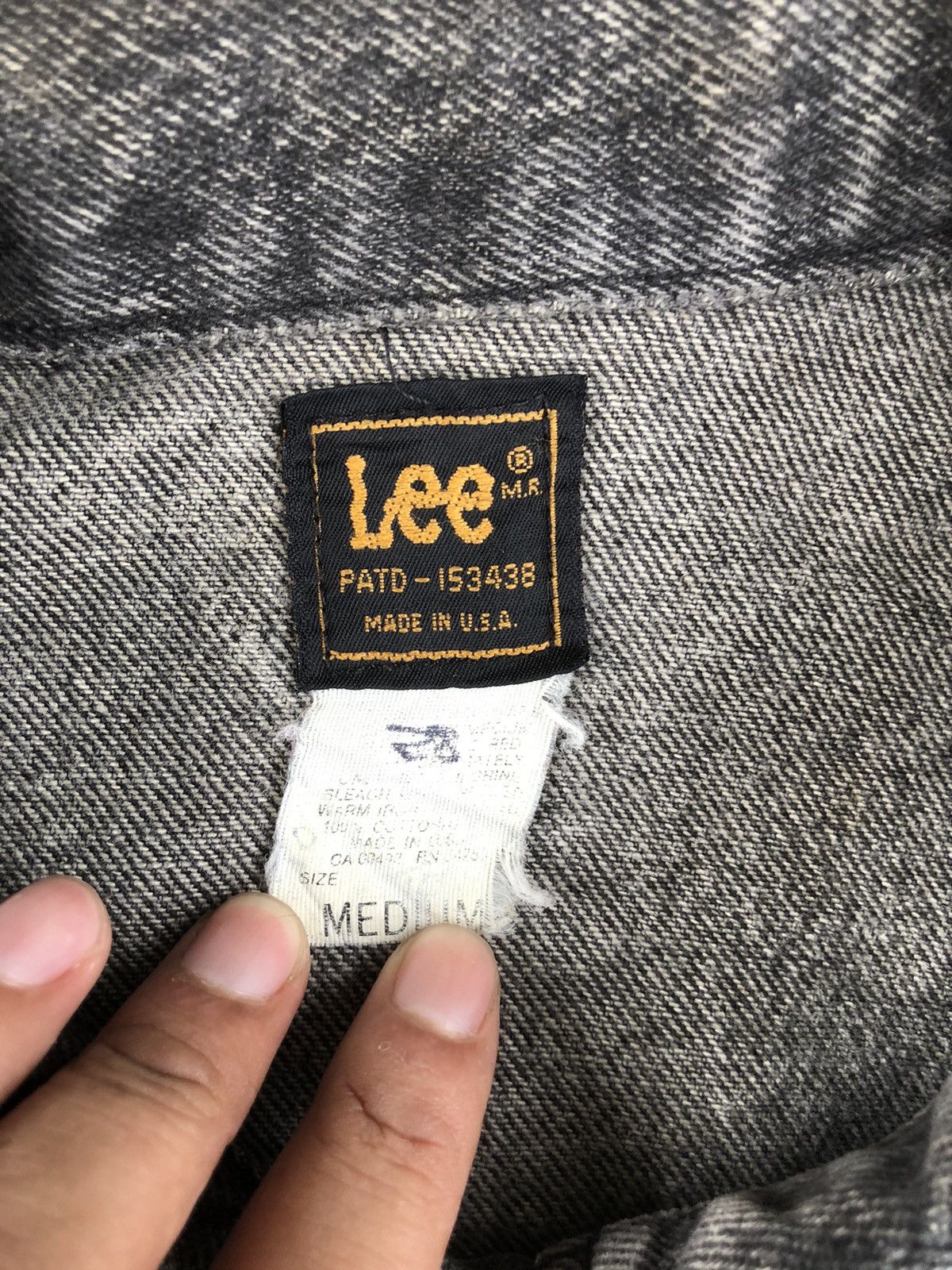 Lee Vintage 90s Lee Riders Denim Jacket Distressed Jeans Size US M / EU 48-50 / 2 - 12 Thumbnail