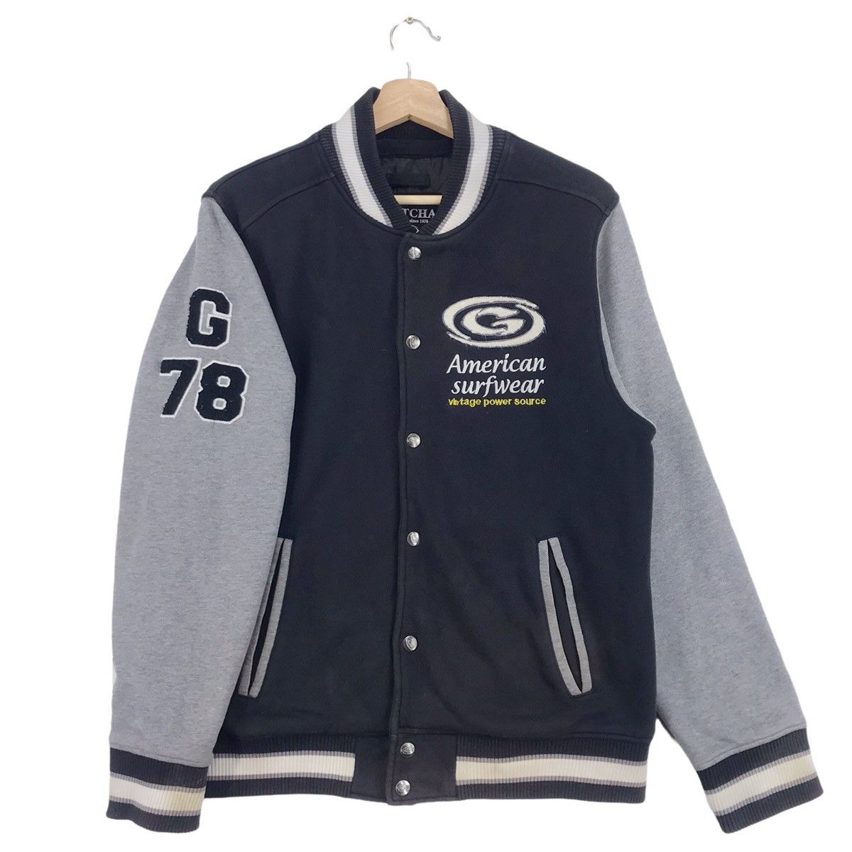 Gotcha × Vintage Vintage Gotcha Surfwear Varsity Jacket Size US M / EU 48-50 / 2 - 2 Thumbnail