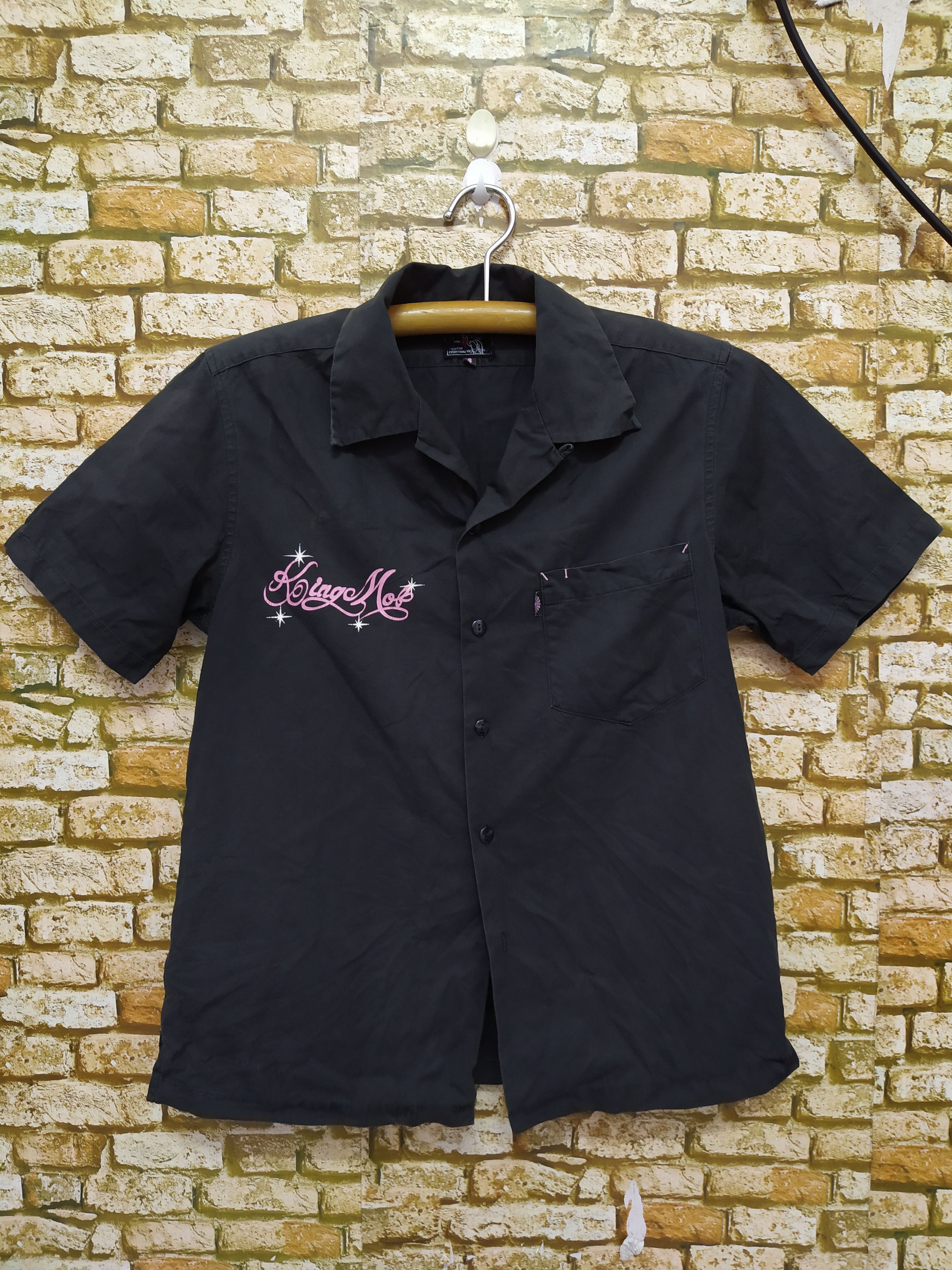 Japanese Brand THE KING MOB JAPAN SHIRT (B506) Size US S / EU 44-46 / 1 - 2 Thumbnail