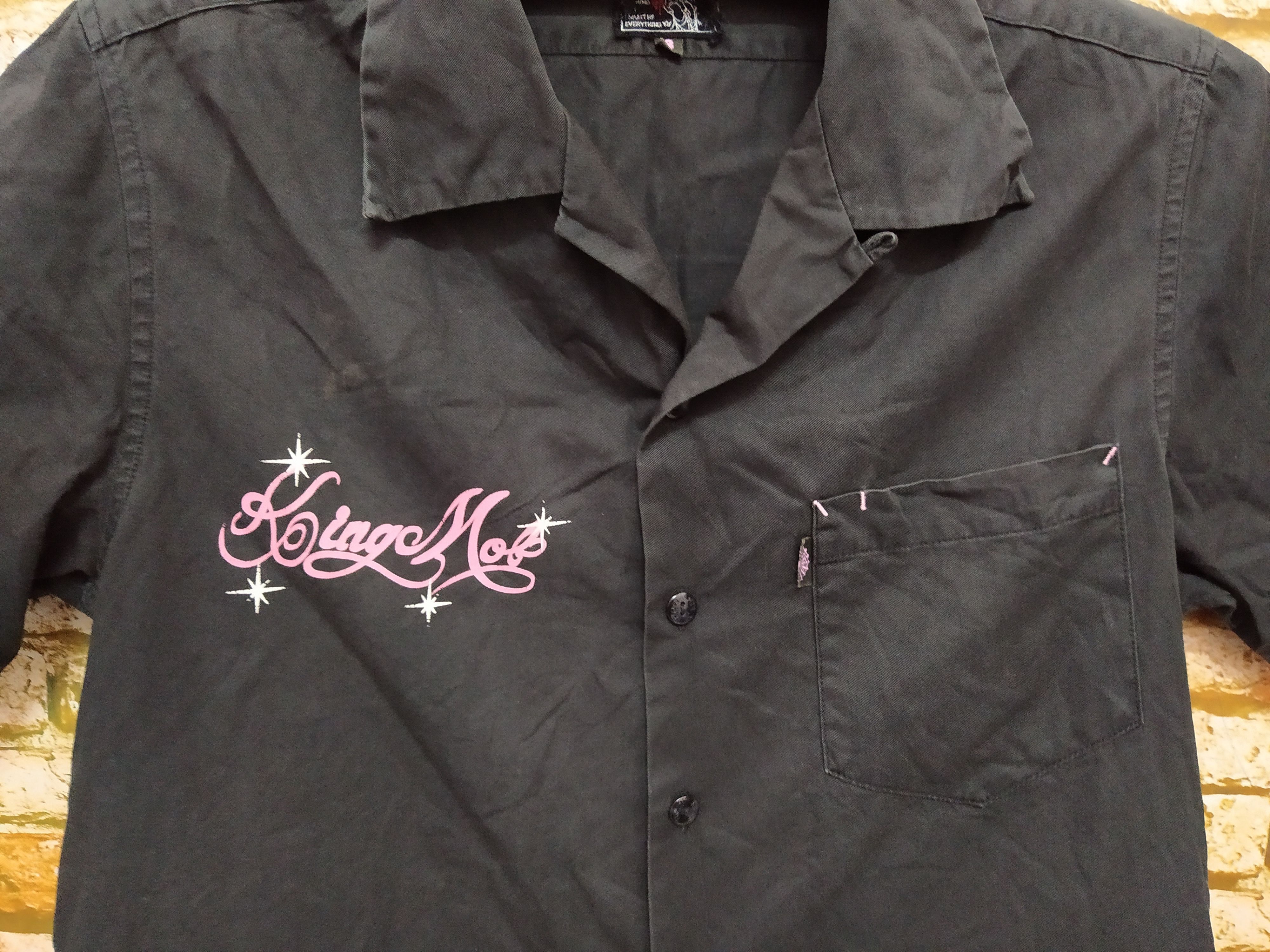 Japanese Brand THE KING MOB JAPAN SHIRT (B506) Size US S / EU 44-46 / 1 - 3 Thumbnail