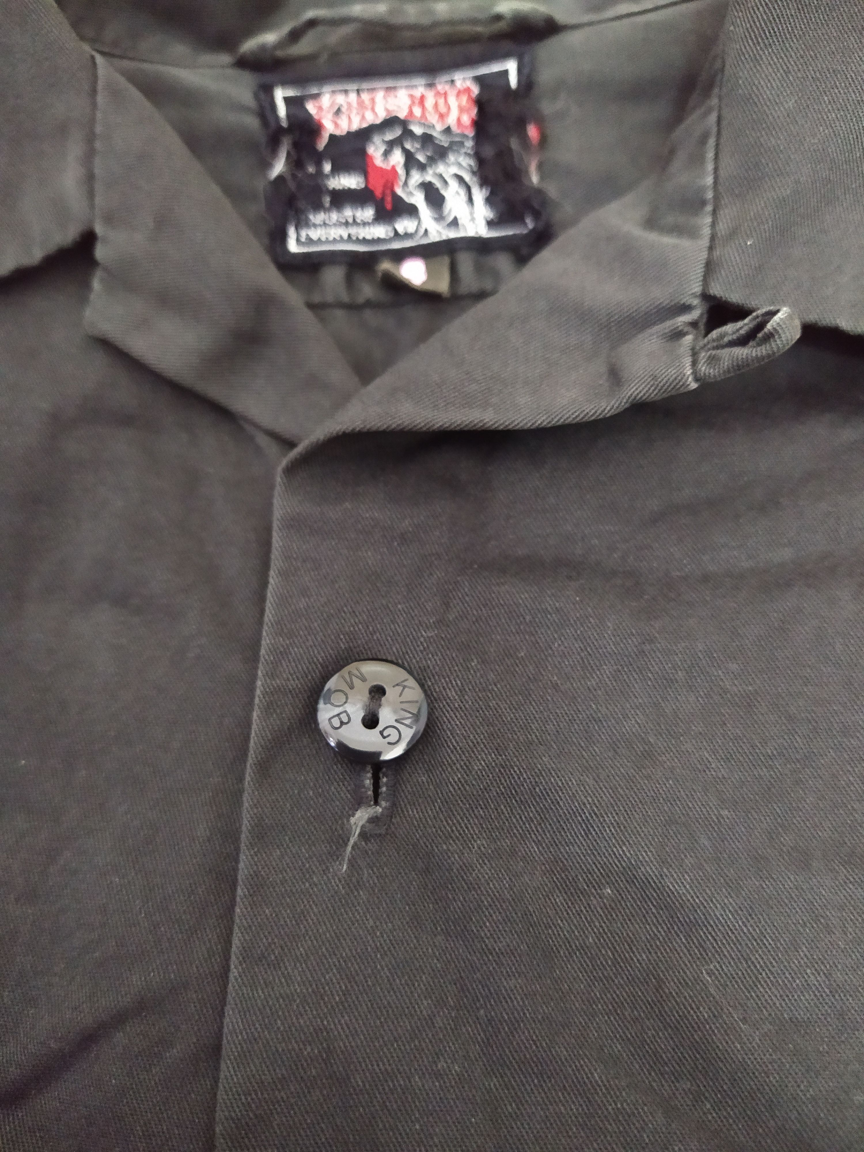 Japanese Brand THE KING MOB JAPAN SHIRT (B506) Size US S / EU 44-46 / 1 - 6 Thumbnail