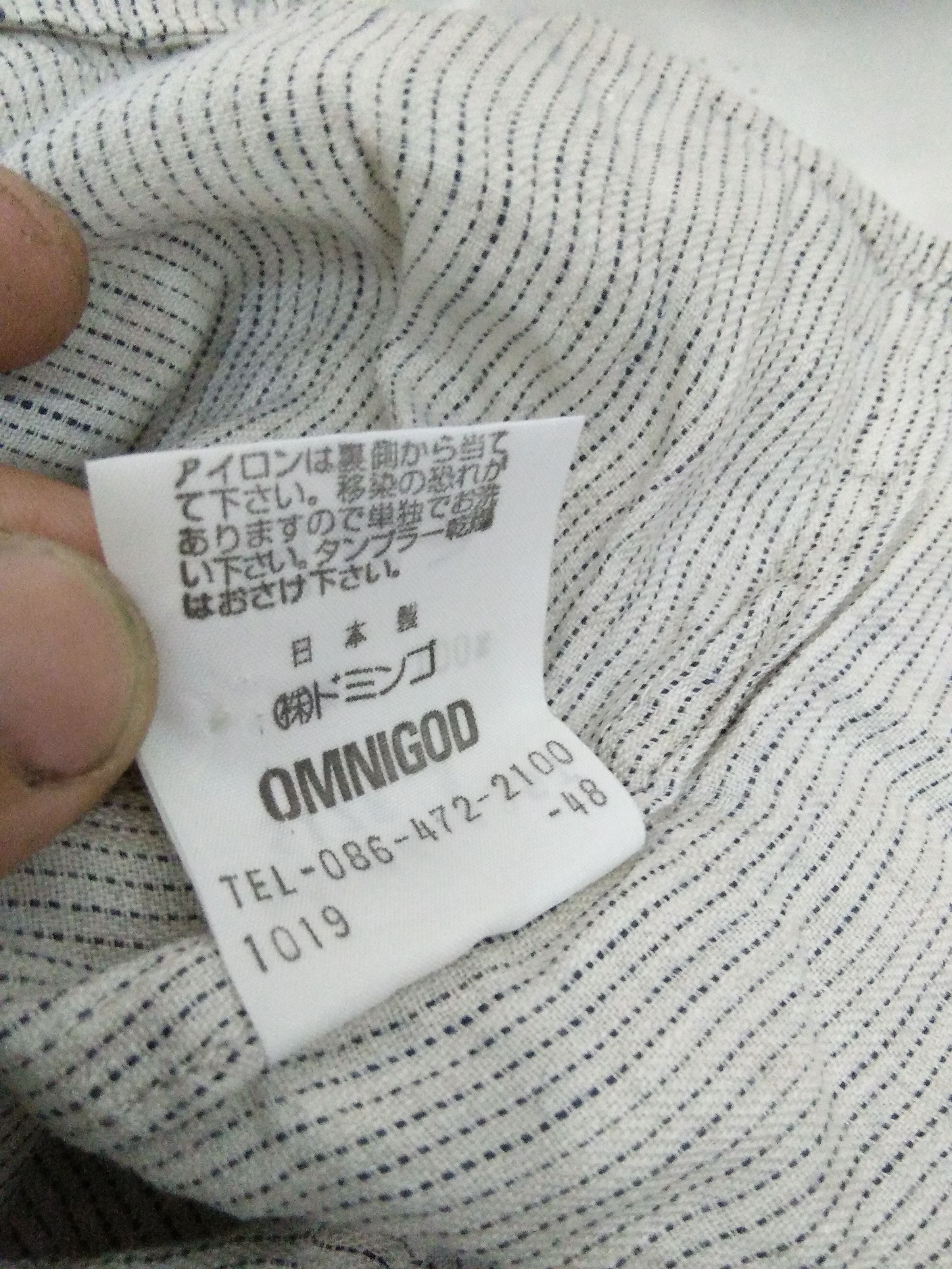 OMNIGOD OMNIGOD japan button shirt (A90) Size US S / EU 44-46 / 1 - 4 Thumbnail