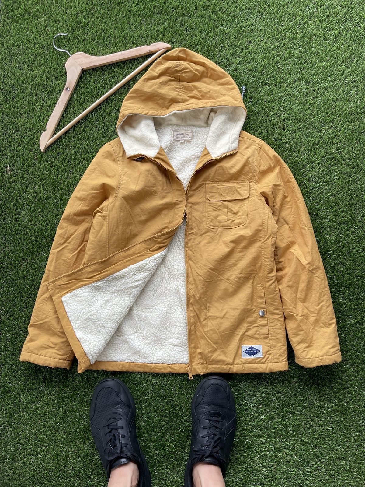 Northern Truck Hoodie Fleece Inside