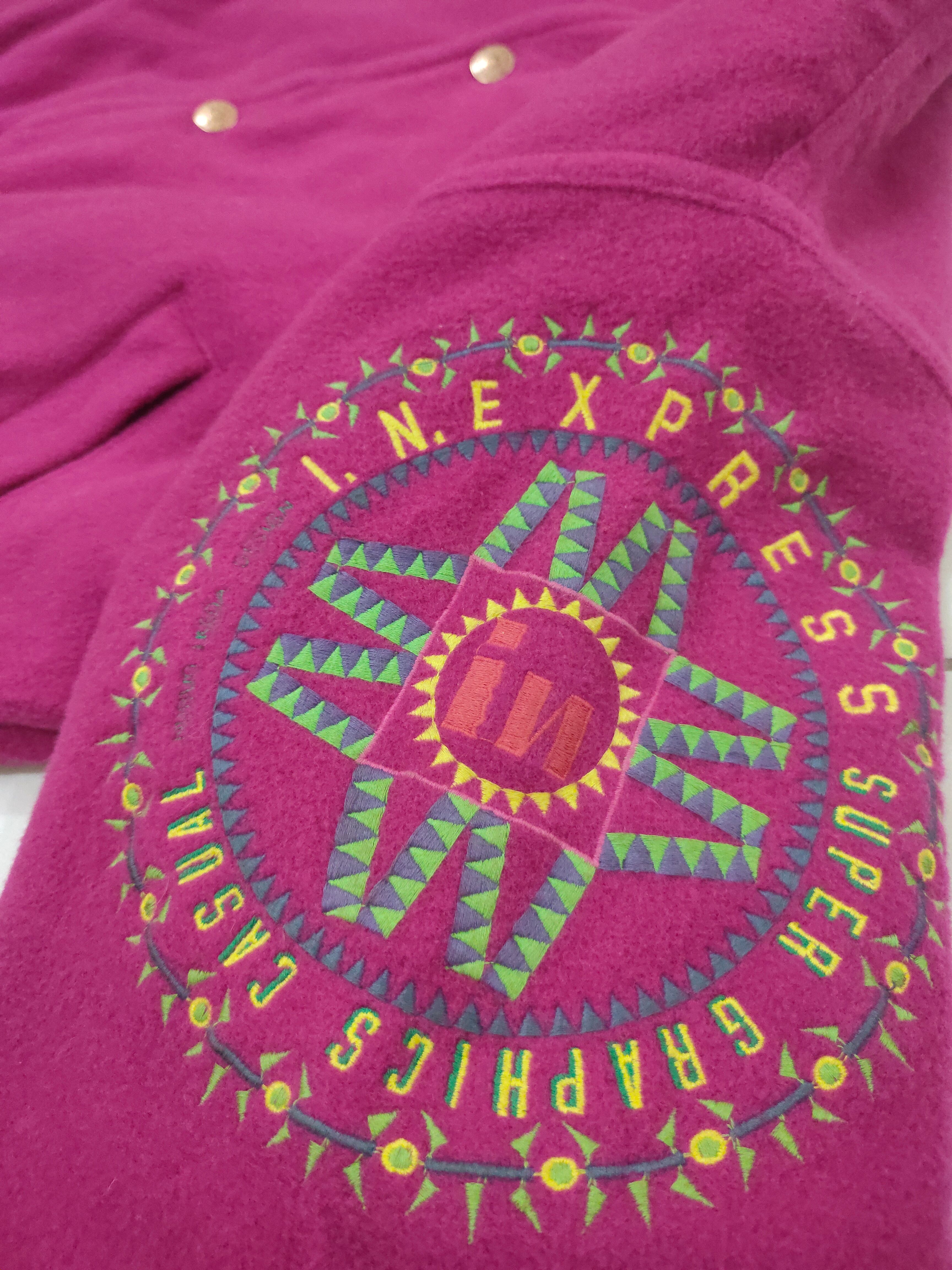 Japanese Brand I.N Express By Nubuo Ikeda Embroidery Navajo Wool Jacket Size US M / EU 48-50 / 2 - 9 Thumbnail