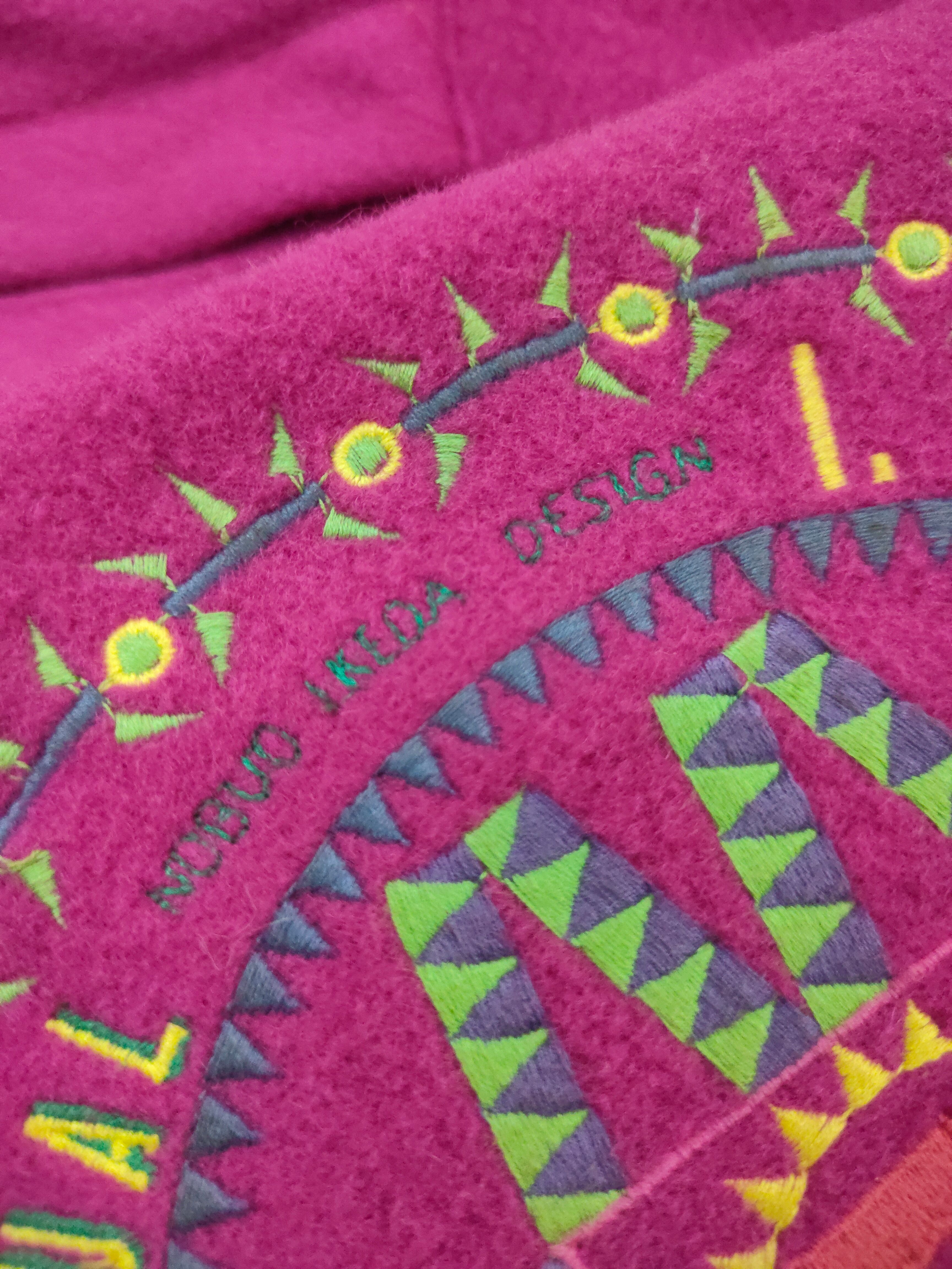 Japanese Brand I.N Express By Nubuo Ikeda Embroidery Navajo Wool Jacket Size US M / EU 48-50 / 2 - 8 Thumbnail