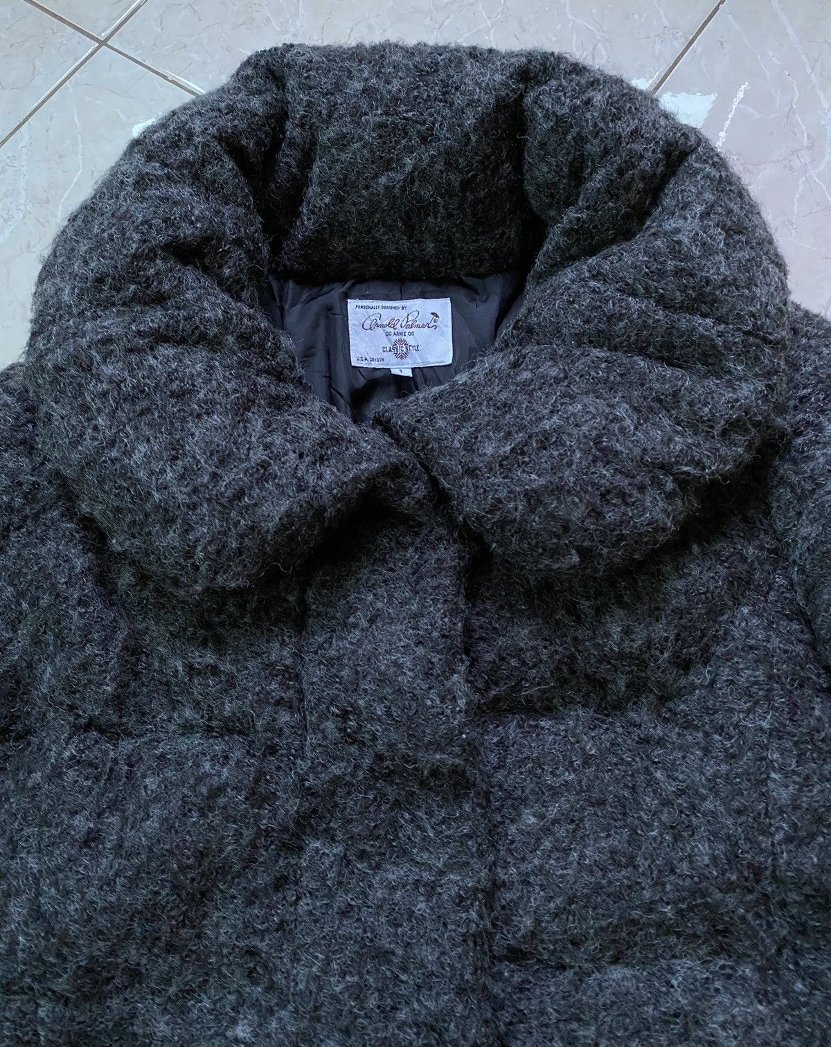 Enfants Riches Deprimes Vintage Arnold Palmer Mohair Wool Shawl Collar Jacket Unisex Size S / US 4 / IT 40 - 2 Thumbnail