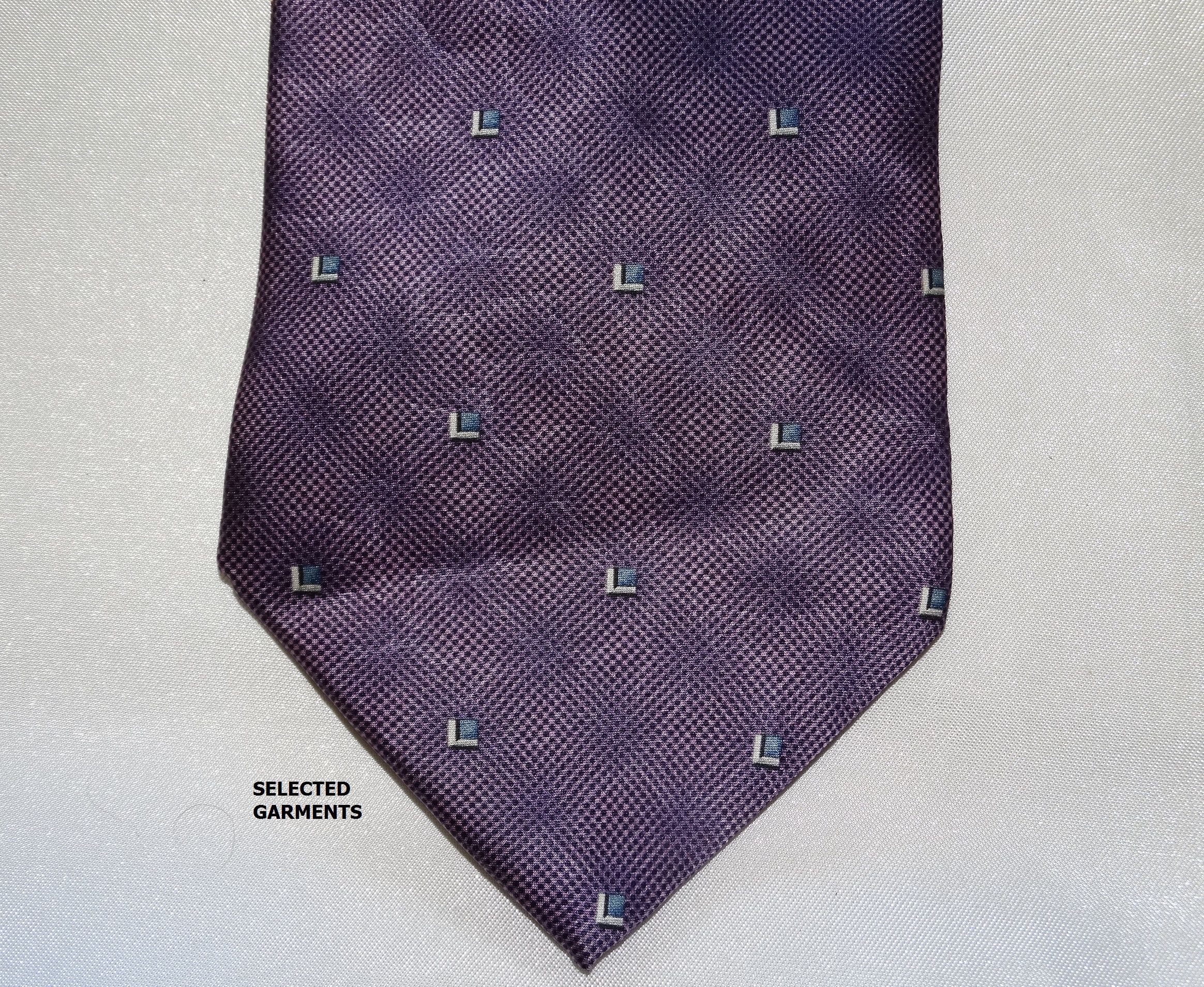 Lanvin T15 Lanvin L signature monogram tie silk lakers style Size ONE SIZE - 6 Thumbnail