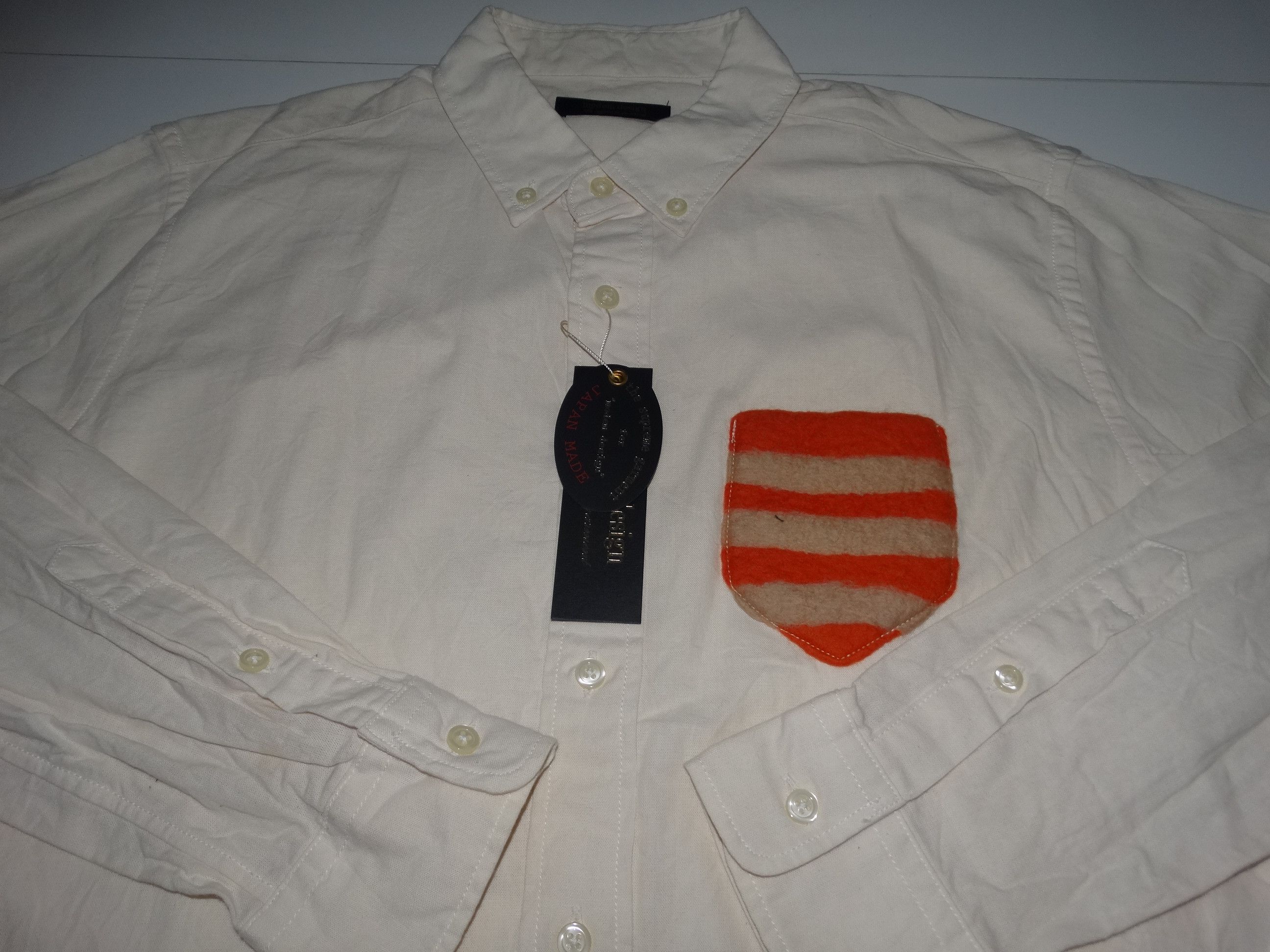Beams Plus × Japanese Brand U10 Japanese made brand longsleeves pocket shirt M/L NEW Size US M / EU 48-50 / 2 - 4 Thumbnail