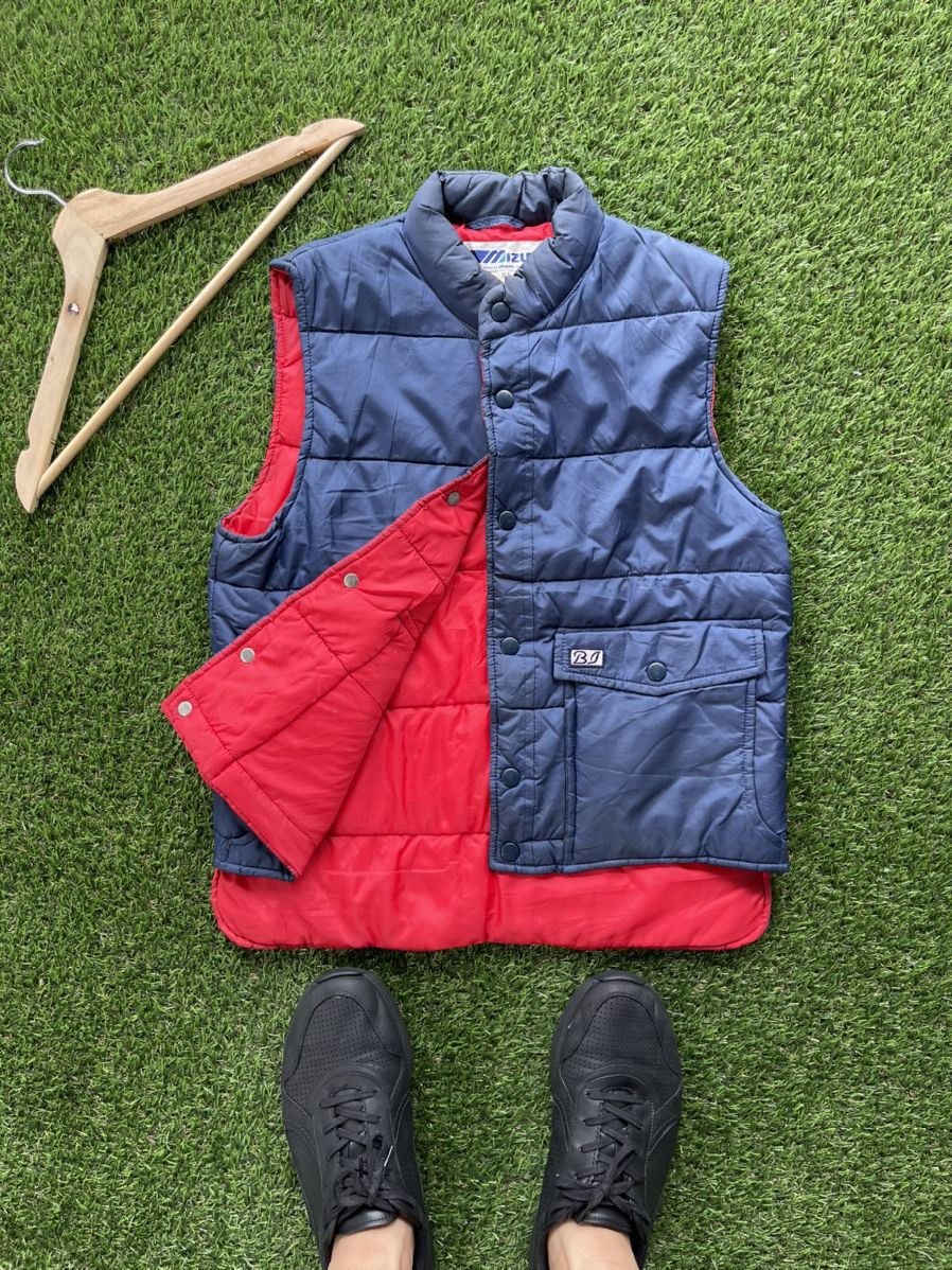 Mizuno Puffer Vest Button UP
